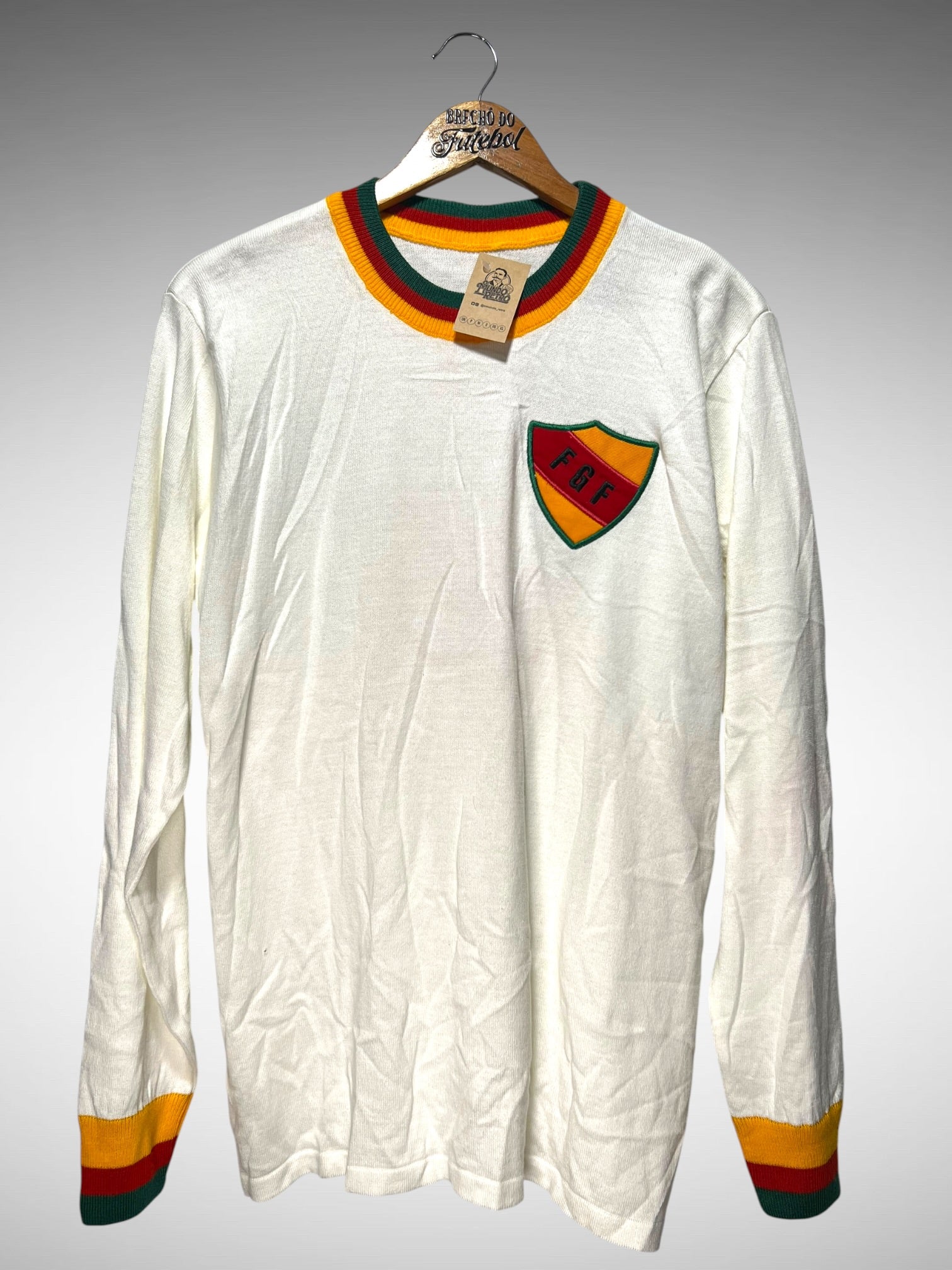 Federação Gaúcha de Futebol Retrô 1972 Primeira Camisa Tam M N 3 Mangas Longas.