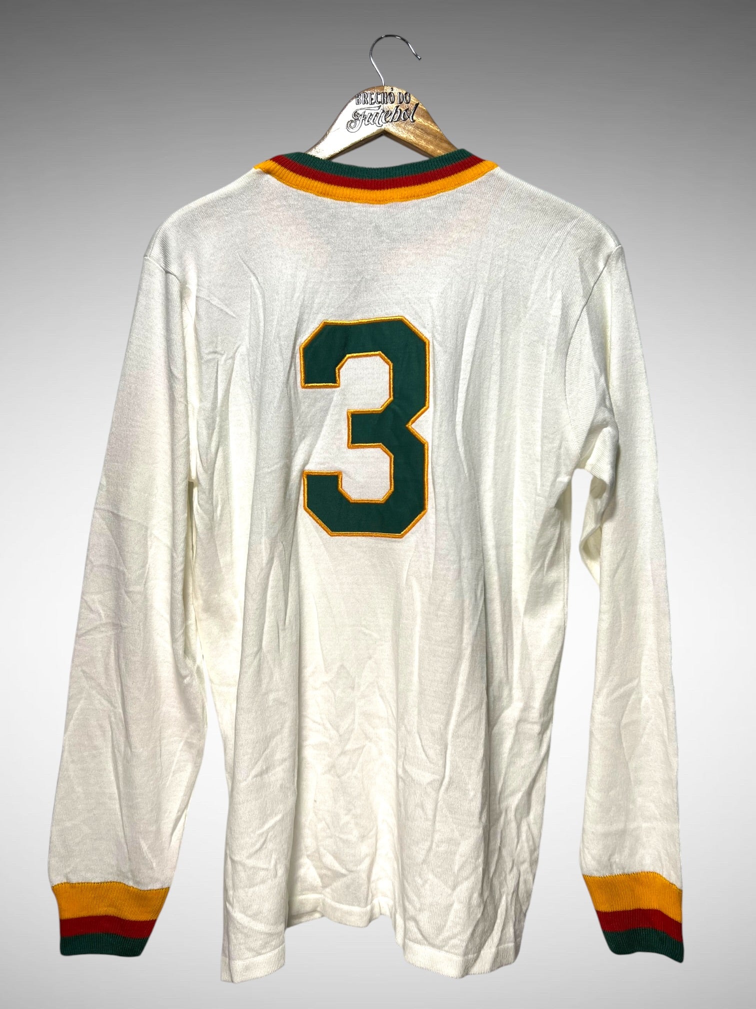 Federação Gaúcha de Futebol Retrô 1972 Primeira Camisa Tam M N 3 Mangas Longas.