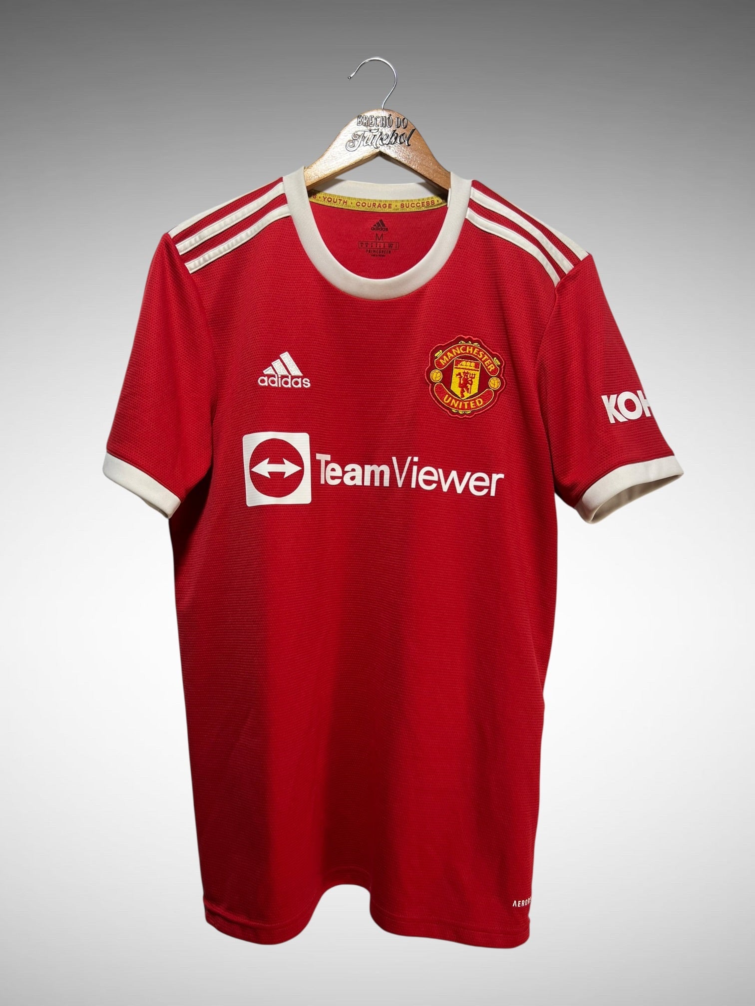 Manchester United 2021 Primeira Camisa Tam M N 7 Ronaldo.