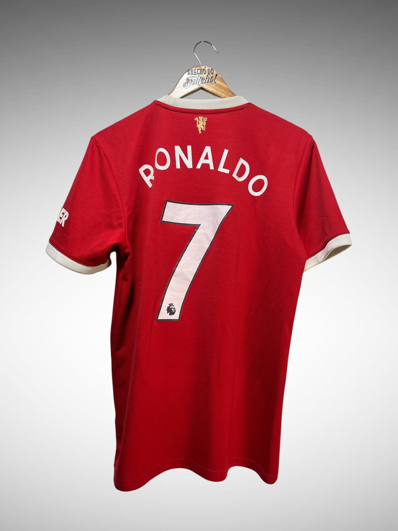 Manchester United 2021 Primeira Camisa Tam M N 7 Ronaldo.