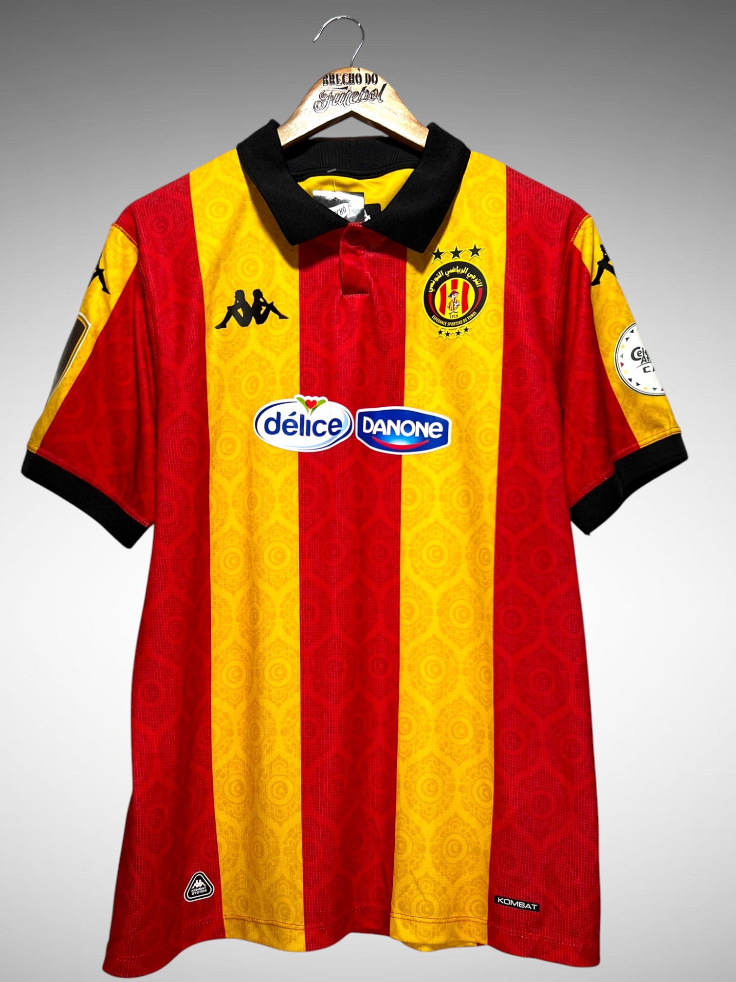 Espérance de Tunis 2025 Primeira Camisa Tam G N 10 Yan Sasse.