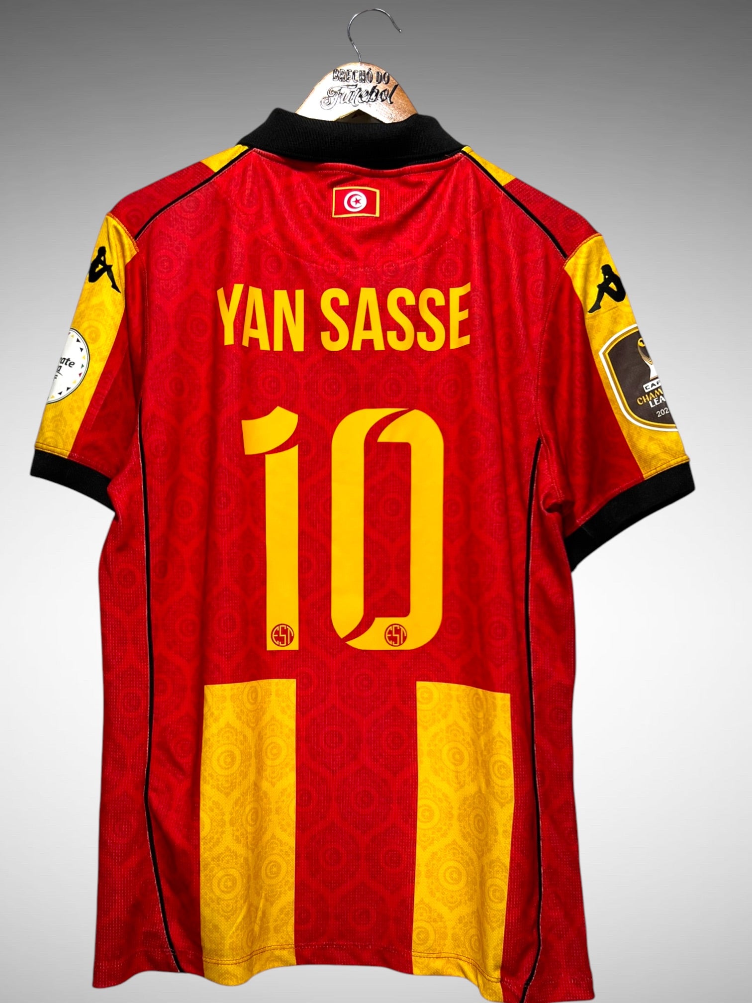 Espérance de Tunis 2025 Primeira Camisa Tam G N 10 Yan Sasse.