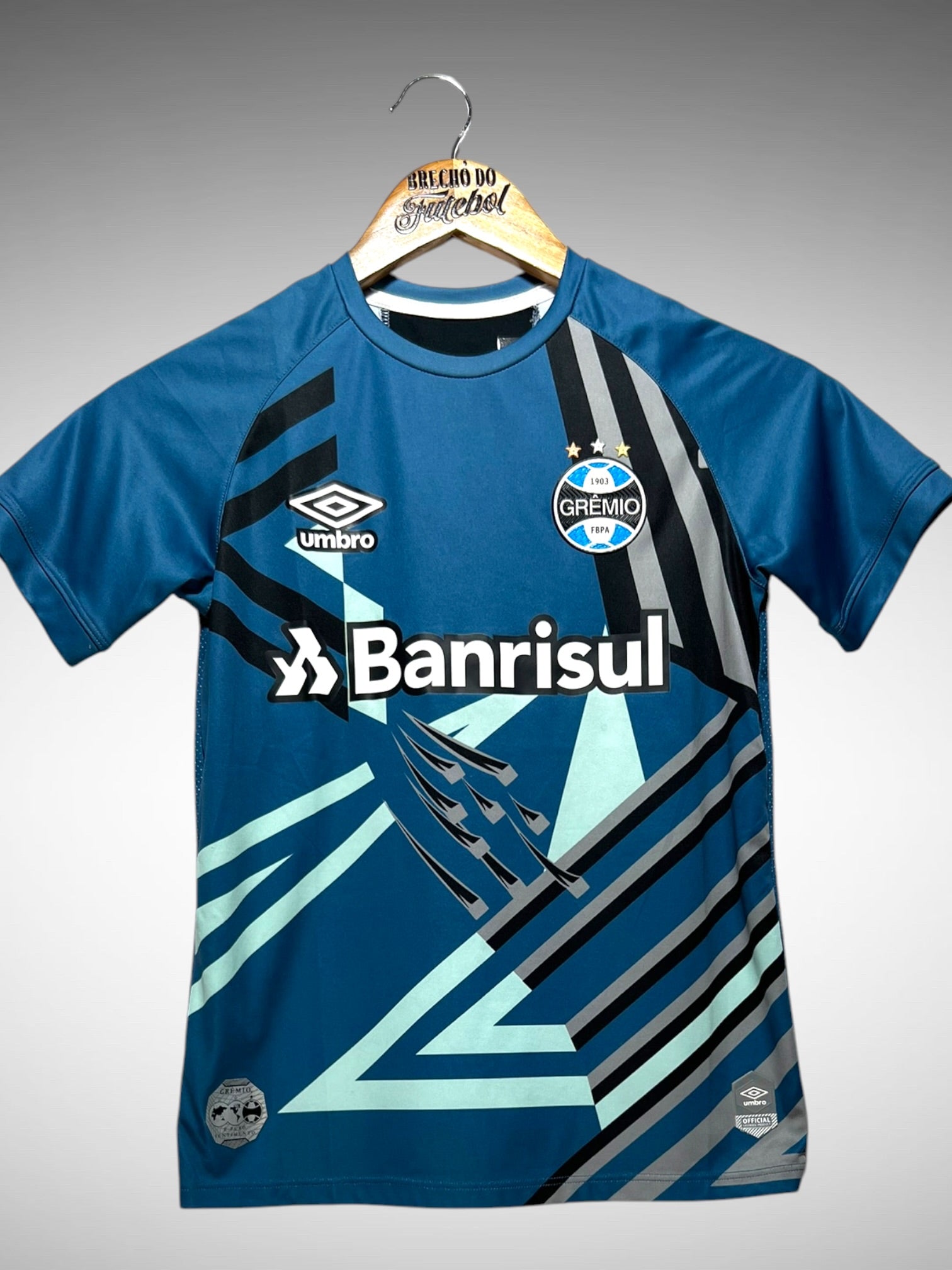 Grêmio 2020 Camisa de Goleiro Tam 8 anos Infantil N 1.