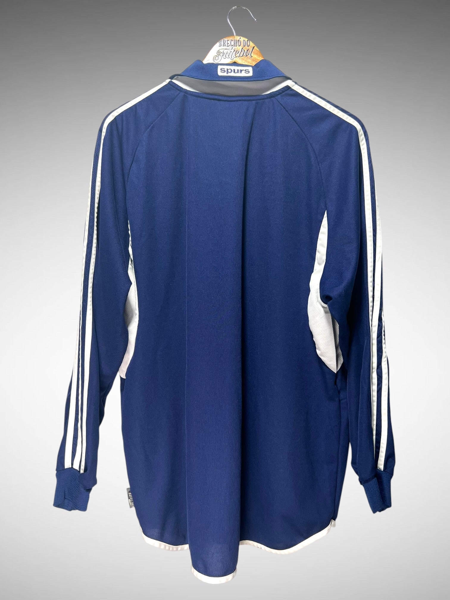 Tottenham 2000 Segunda Camisa Tam GG Mangas Longas.