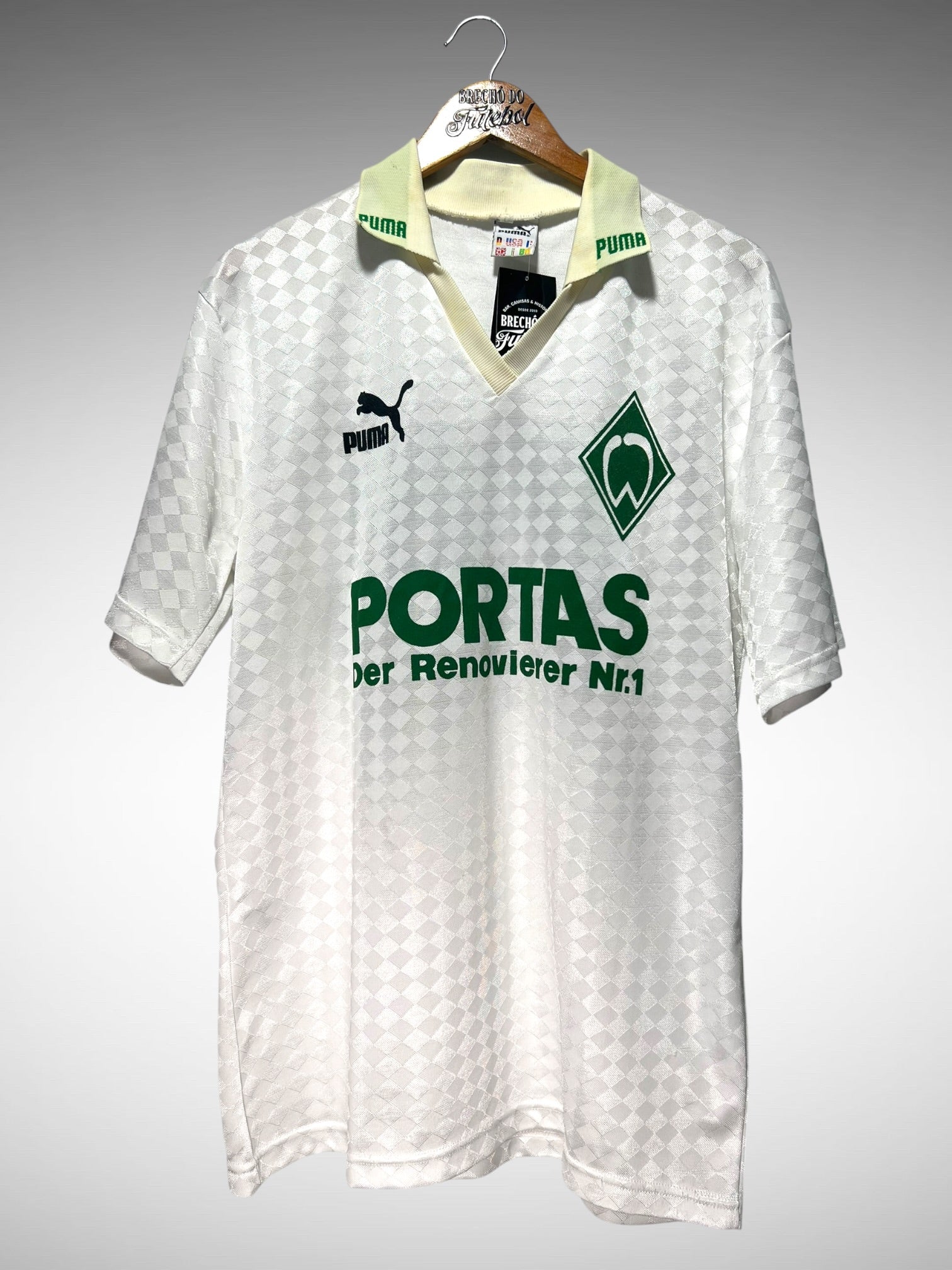 Werder Bremen 1991 Primeira Camisa Tam G N 10.