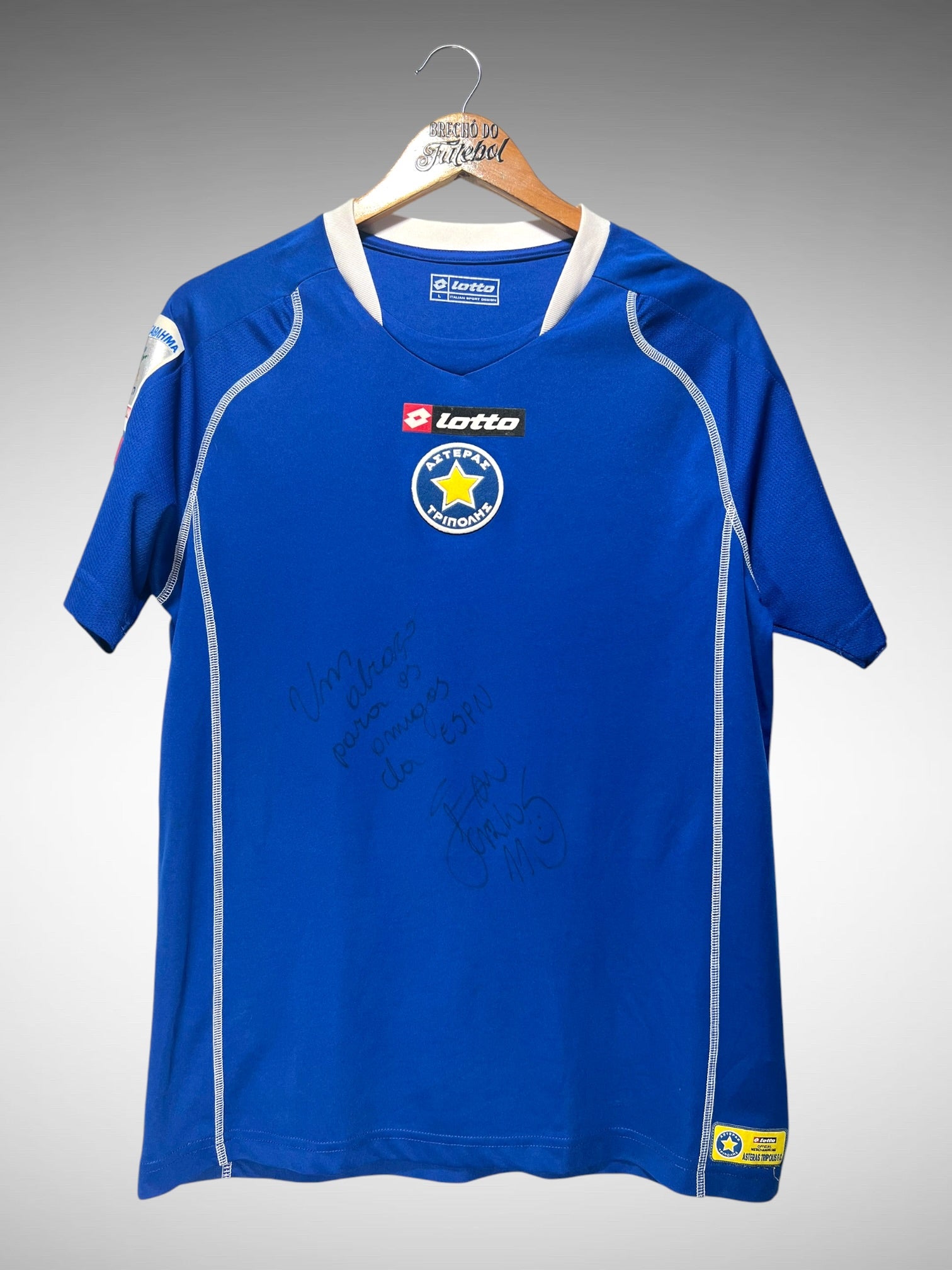 Asteras Tripolis 2007 Primeira Camisa Tam G N 11 J. Carlos.