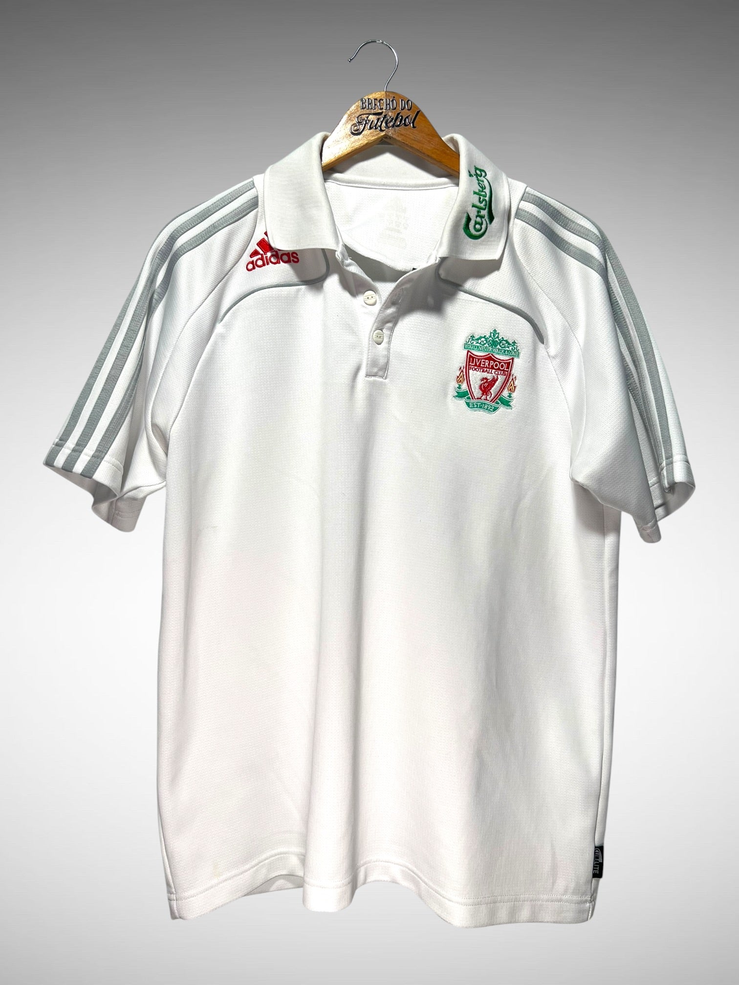 Liverpool 2008 Camisa de Viagem Tam G.