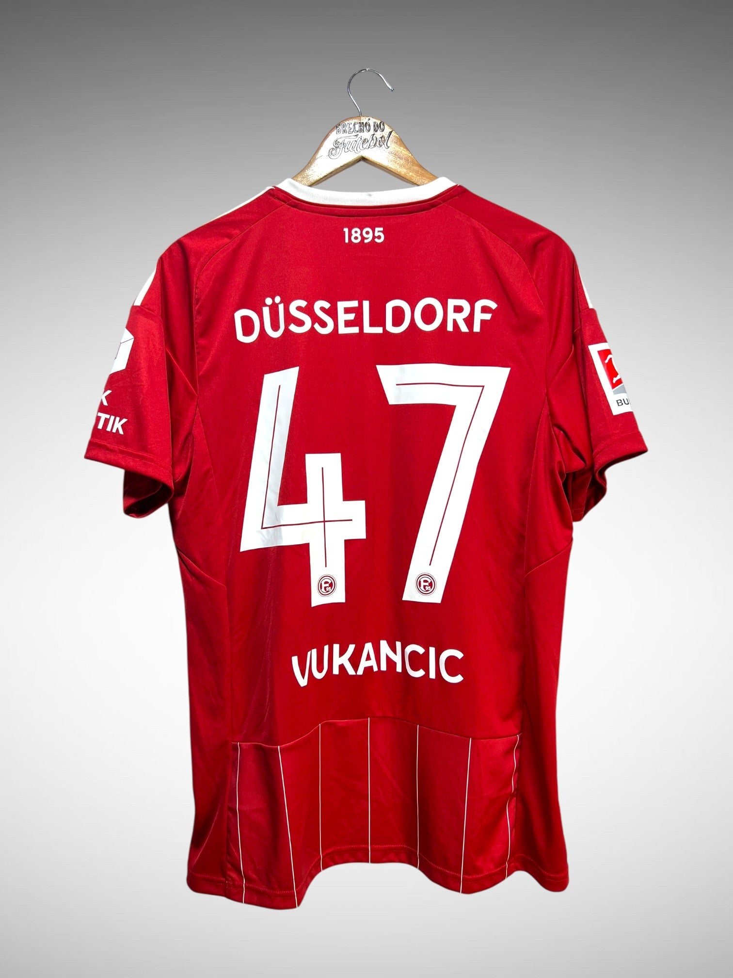 Fortuna Dusseldorf 2022 Primeira Camisa Tam M N 47 Vukancic.
