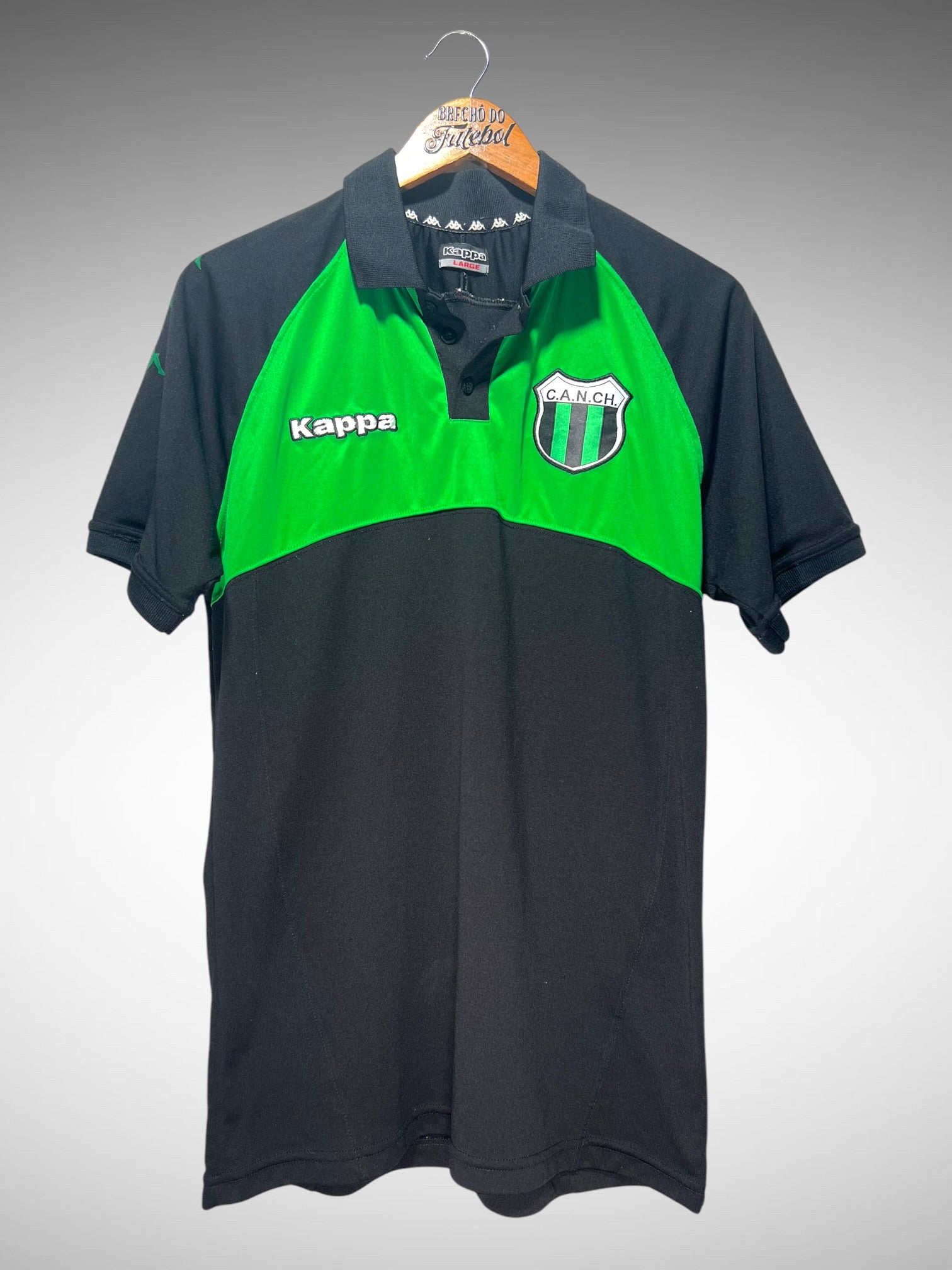 Nueva Chicago 2010's Camisa de Viagem Tam G.