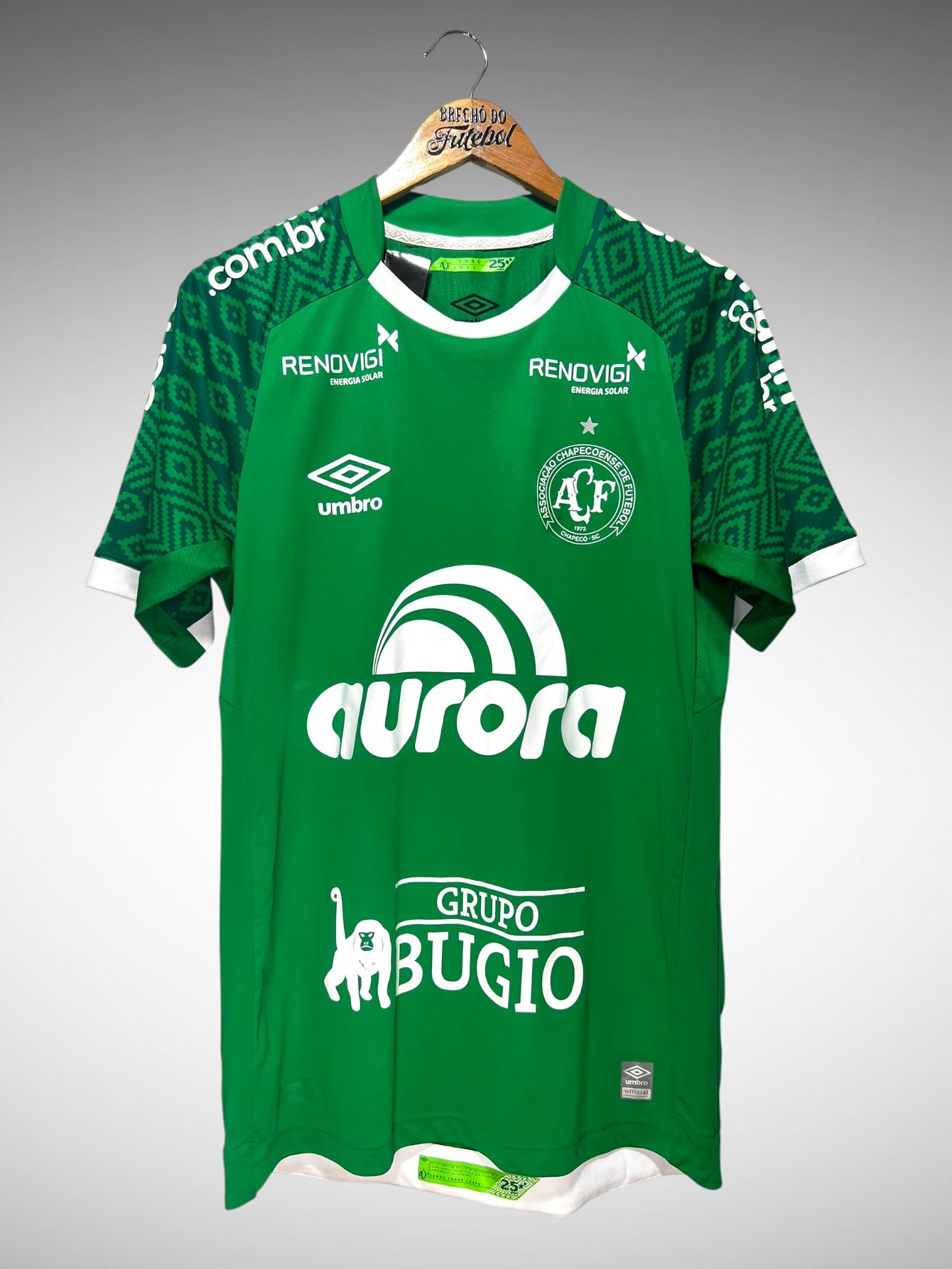 Chapecoense 2021 Primeira Camisa Tam M N 23 Guedes.