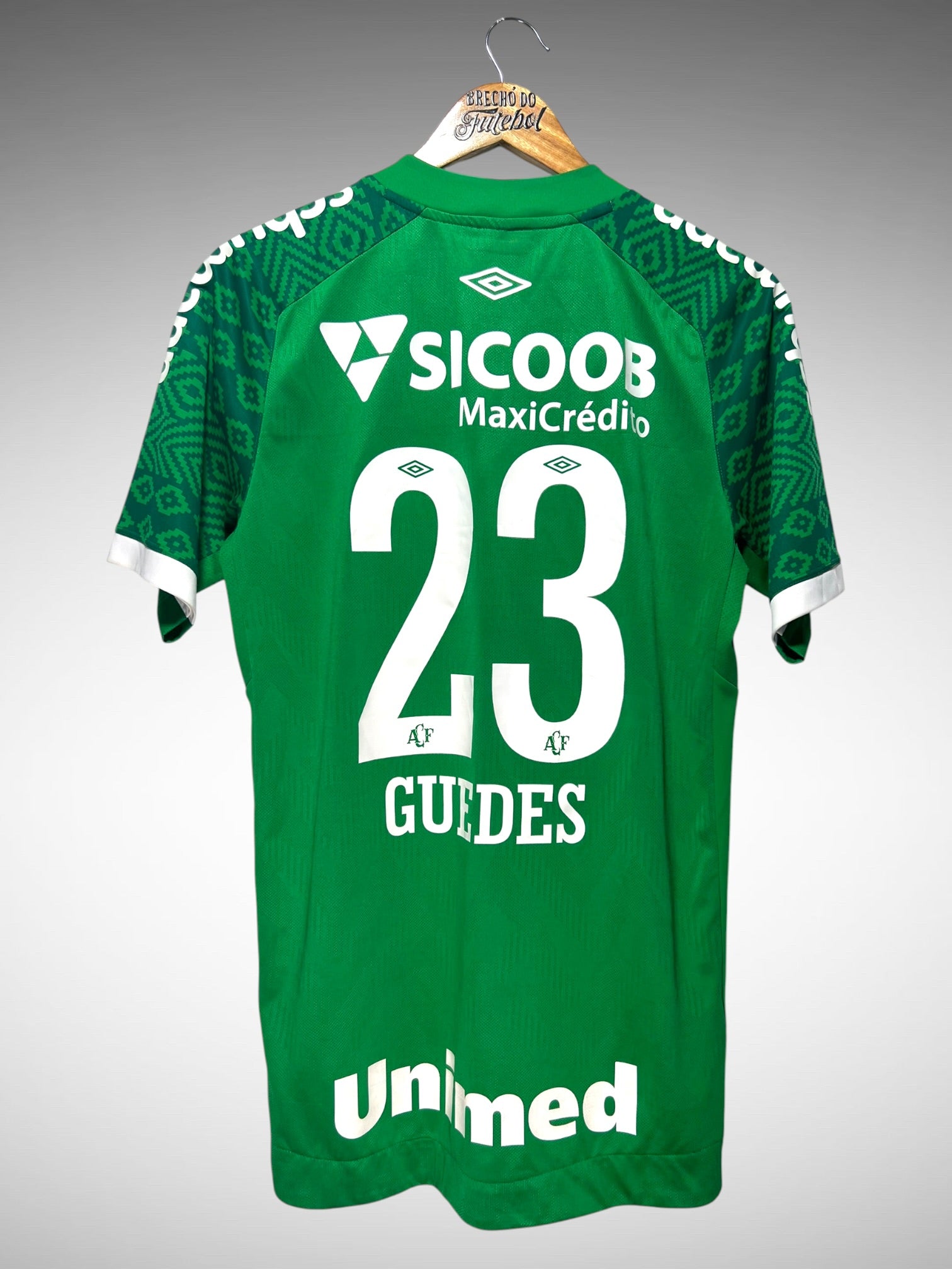 Chapecoense 2021 Primeira Camisa Tam M N 23 Guedes.