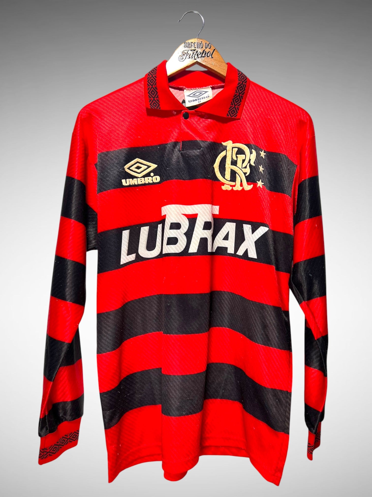 Flamengo 1994 Primeira Camisa Tam M N 7 Mangas Longas.