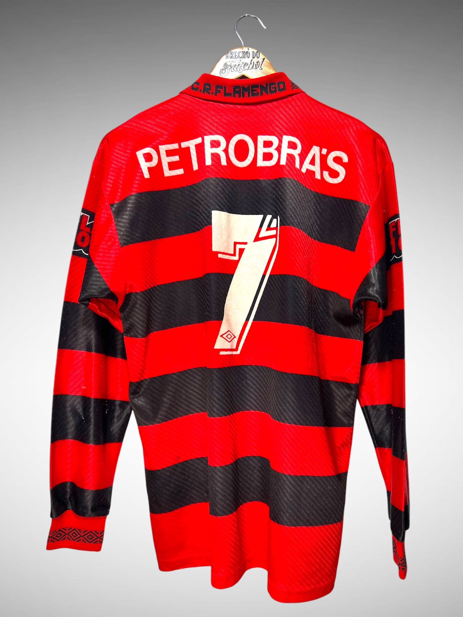 Flamengo 1994 Primeira Camisa Tam M N 7 Mangas Longas.