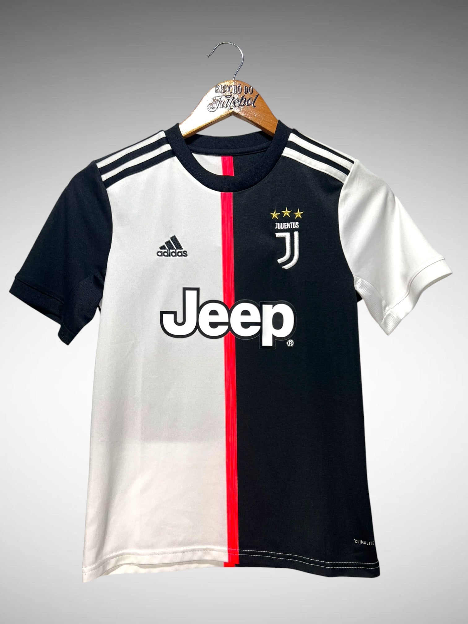 Juventus 2019 Primeira Camisa Tam 12 anos Infantil.