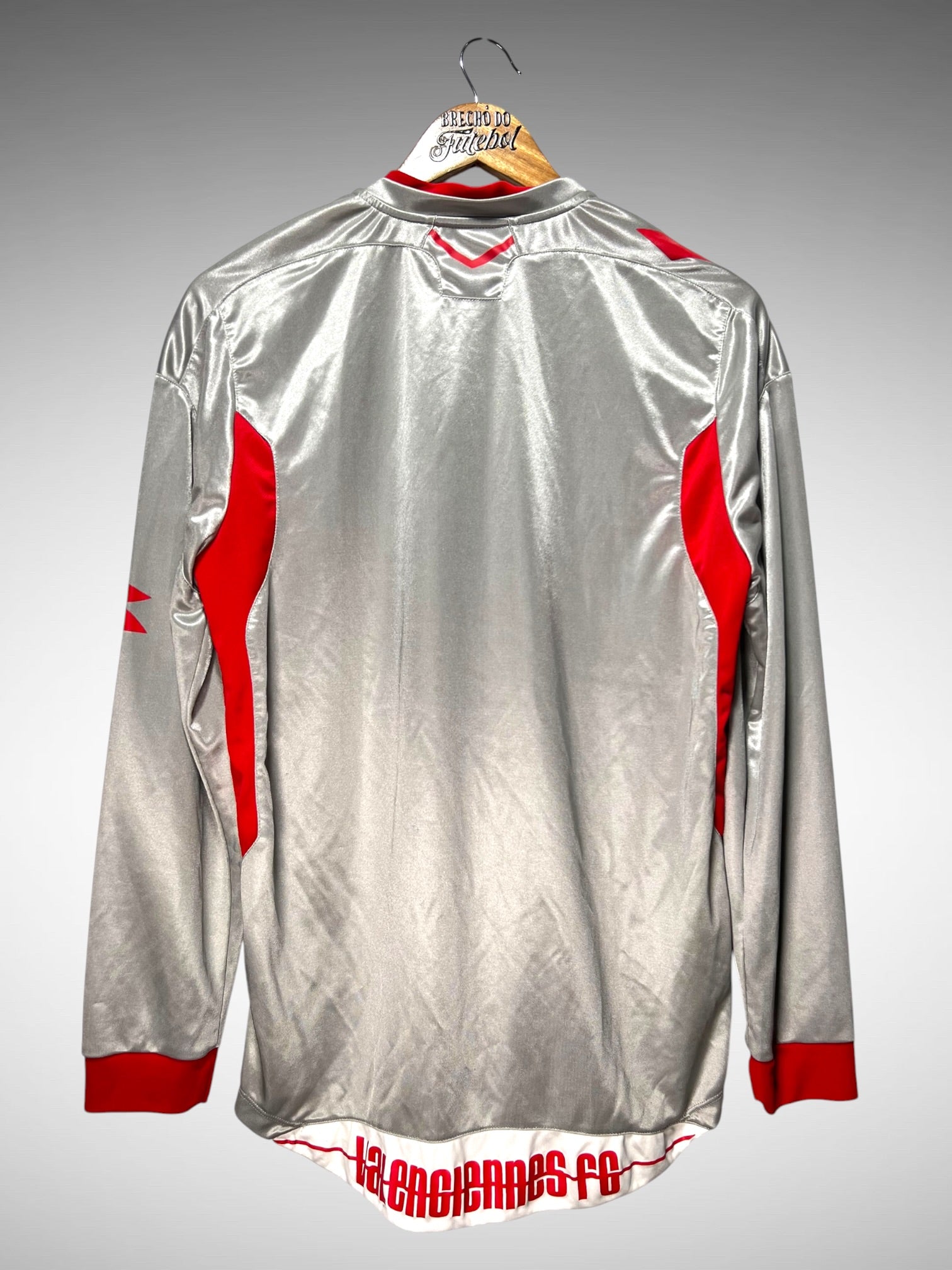 Valenciennes 2008 Camisa de Treino Tam M Mangas Longas.