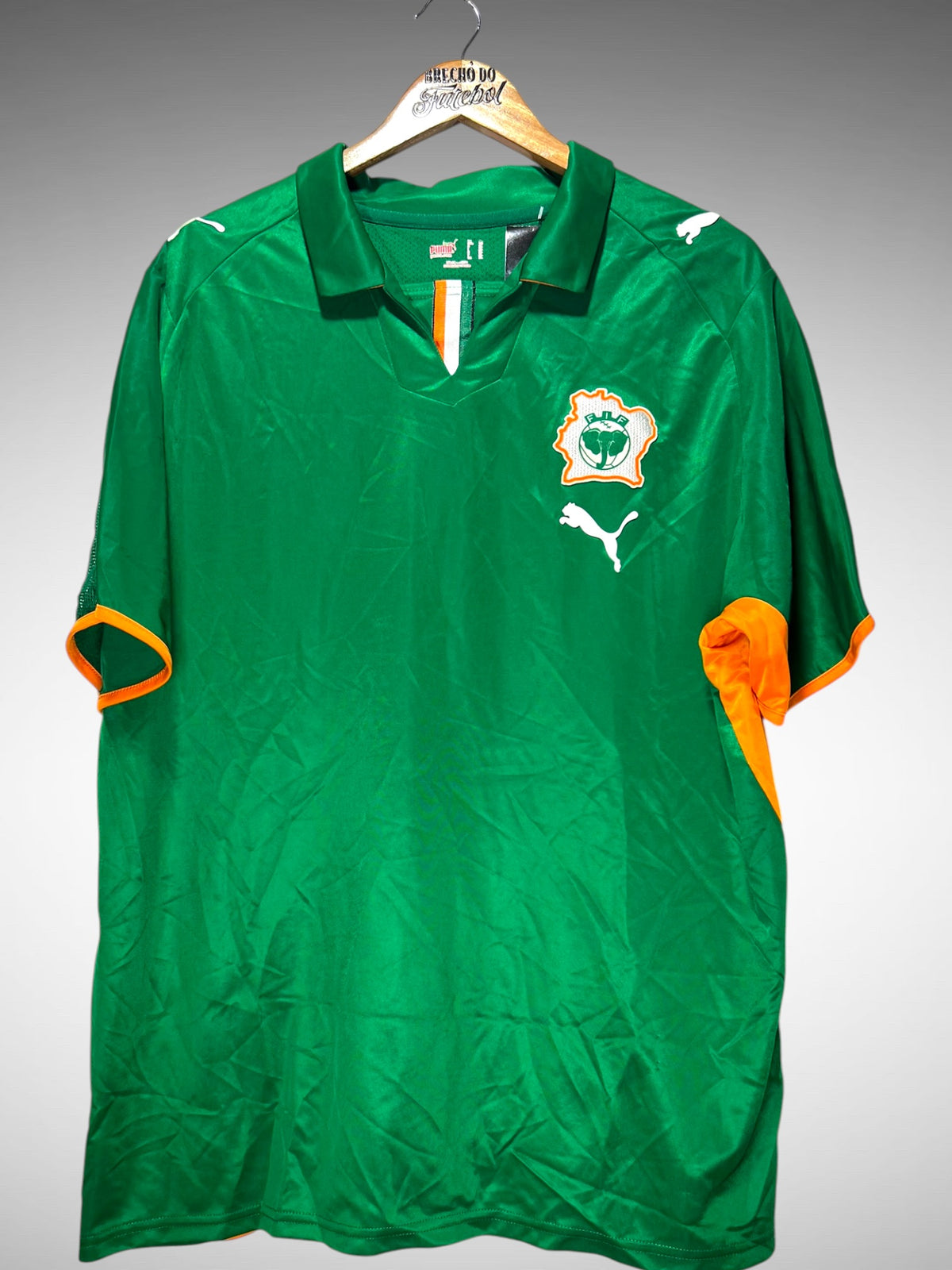 Costa do Marfim 2008 Terceira Camisa Tam GG.