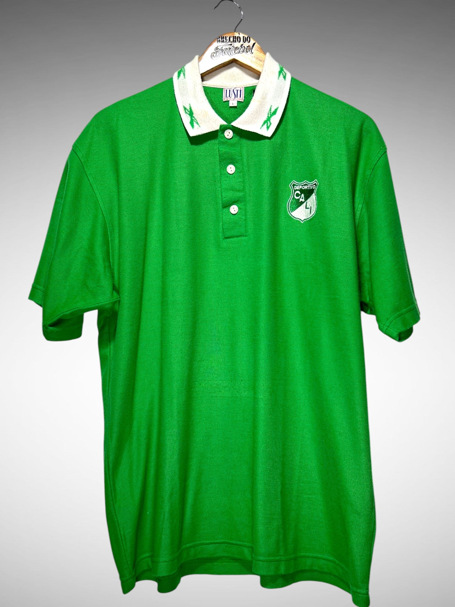 Deportivo Cali 2000 Camisa de Viagem Tam G.