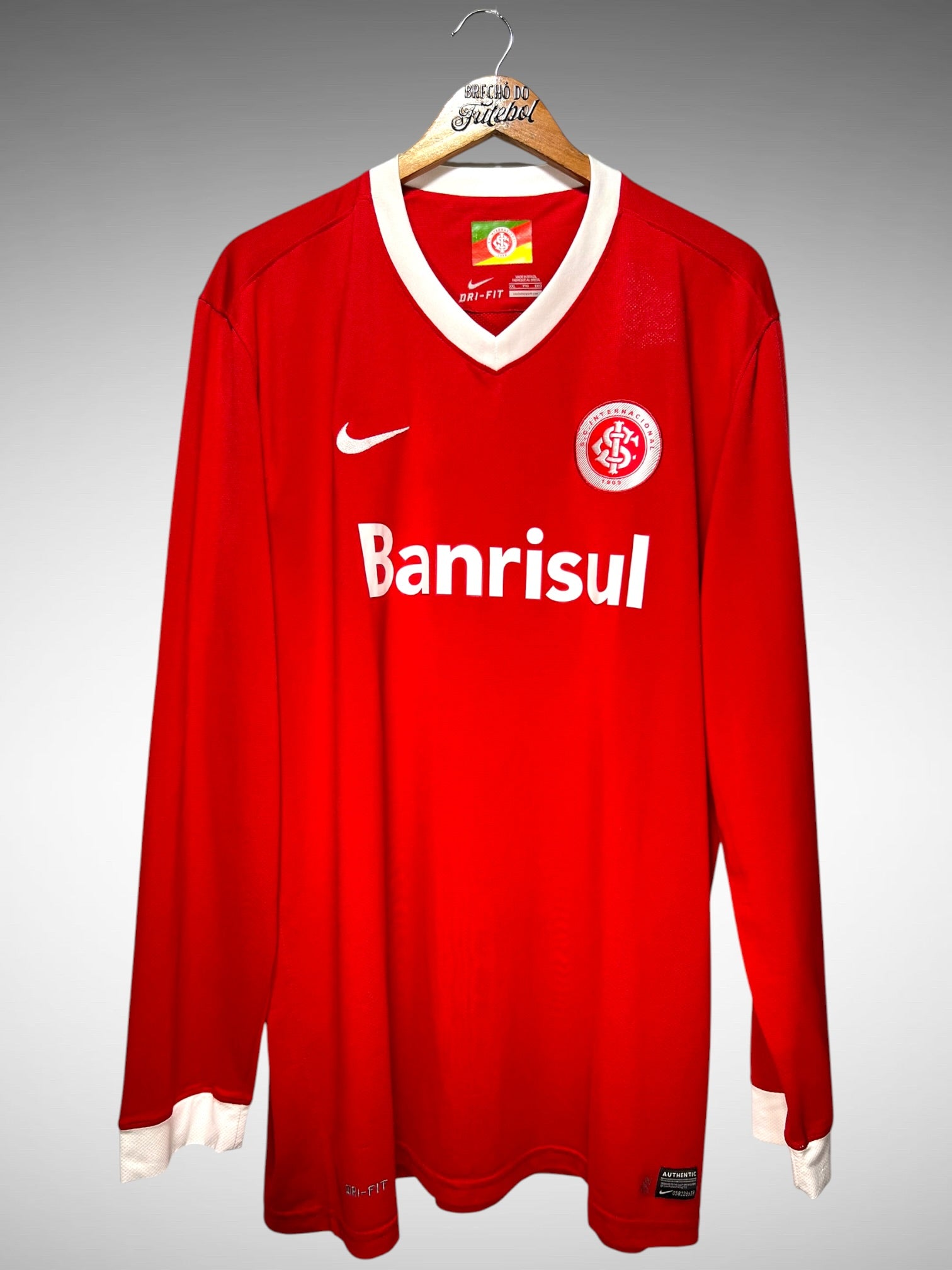 Internacional 2012 Primeira Camisa Tam 3G Mangas Longas.