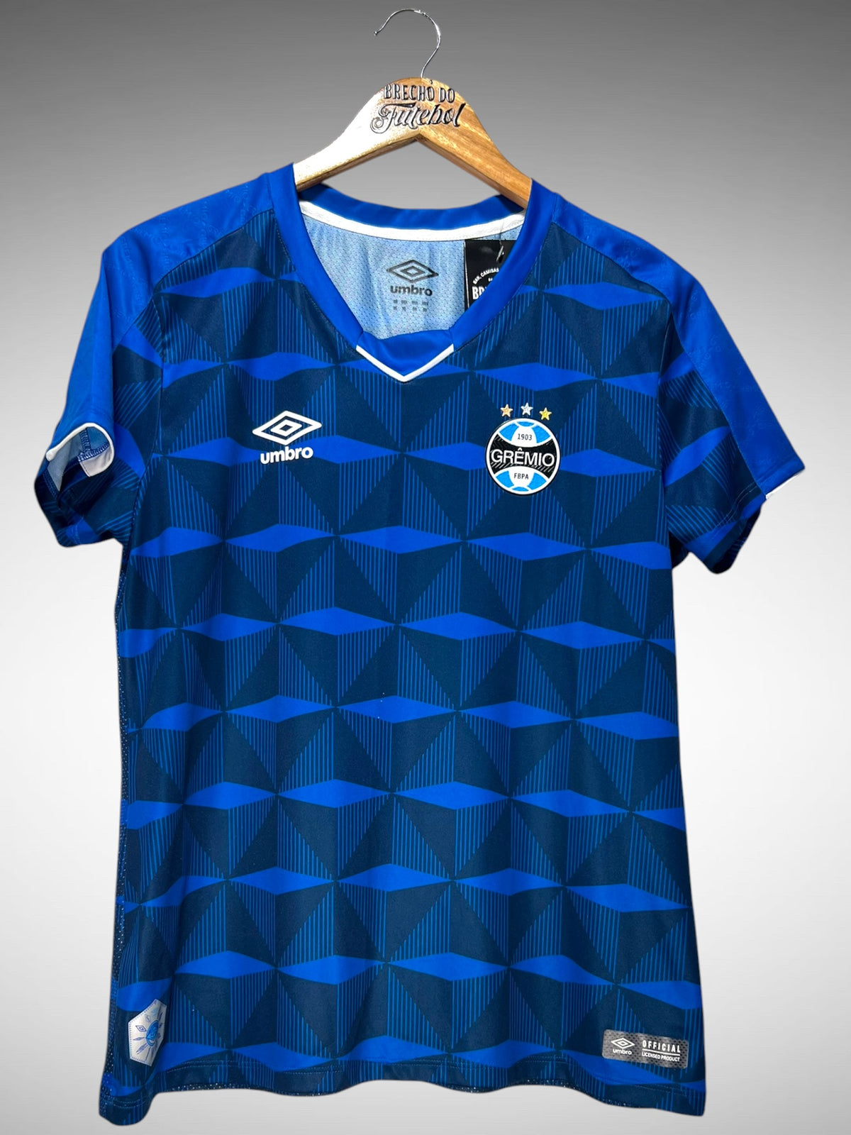 Grêmio 2019 Terceira Camisa Tam GG Feminino N 11 Everton.