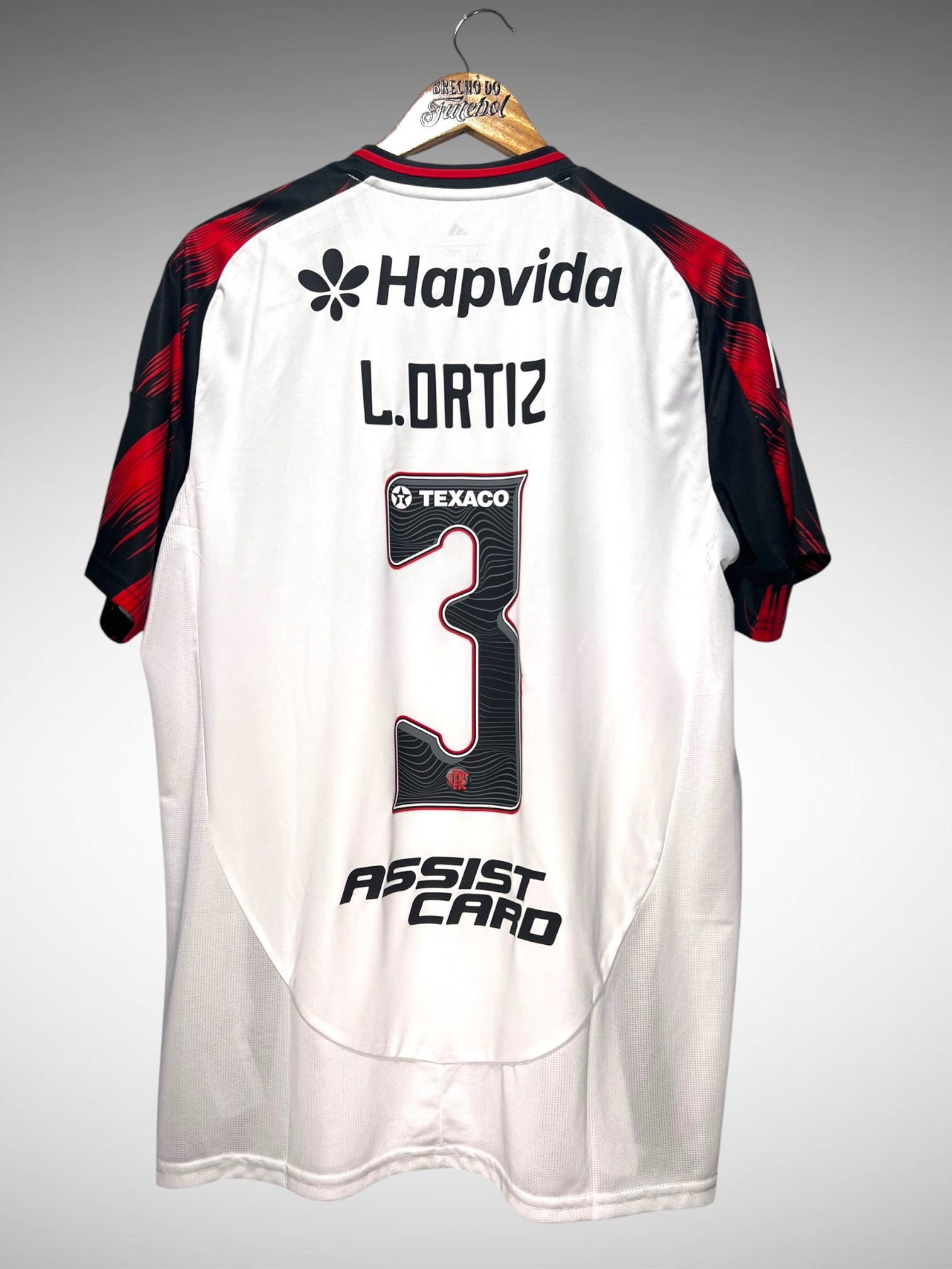 Flamengo 2025 Segunda Camisa Tam G N 3 L. Ortiz.