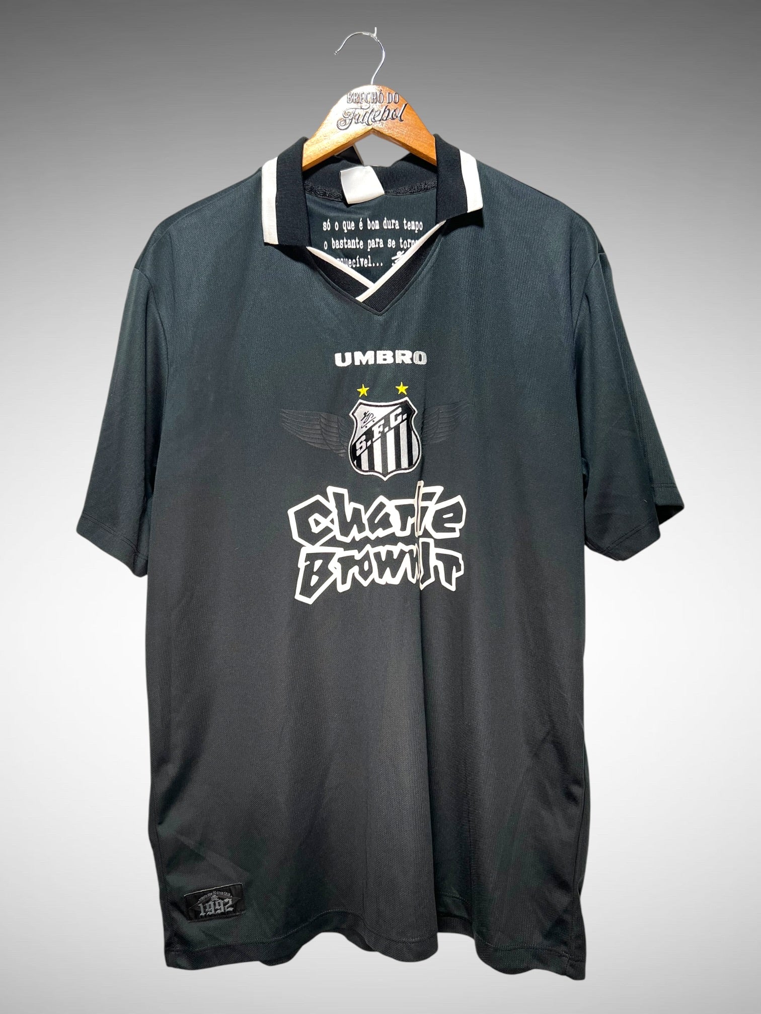 Santos 2022 Camisa Charlie Brown Jr. Tam G N 92.