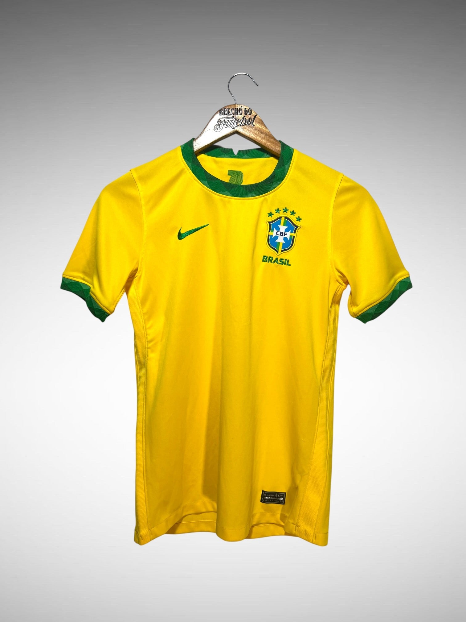 Brasil 2020 Primeira Camisa Tam G Feminino.