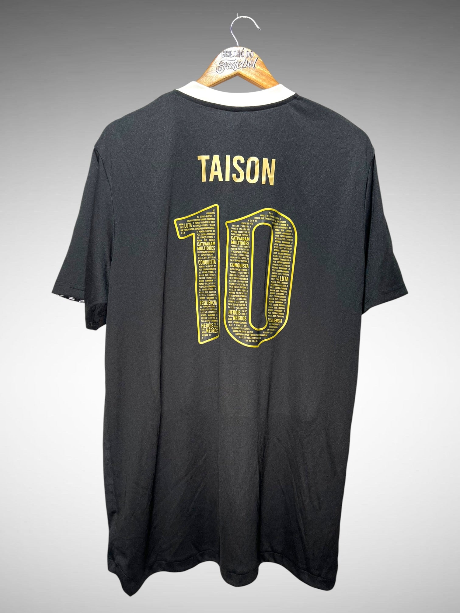 Internacional 2021 Camisa Consciência Negra Tam GG N 10 Taison.