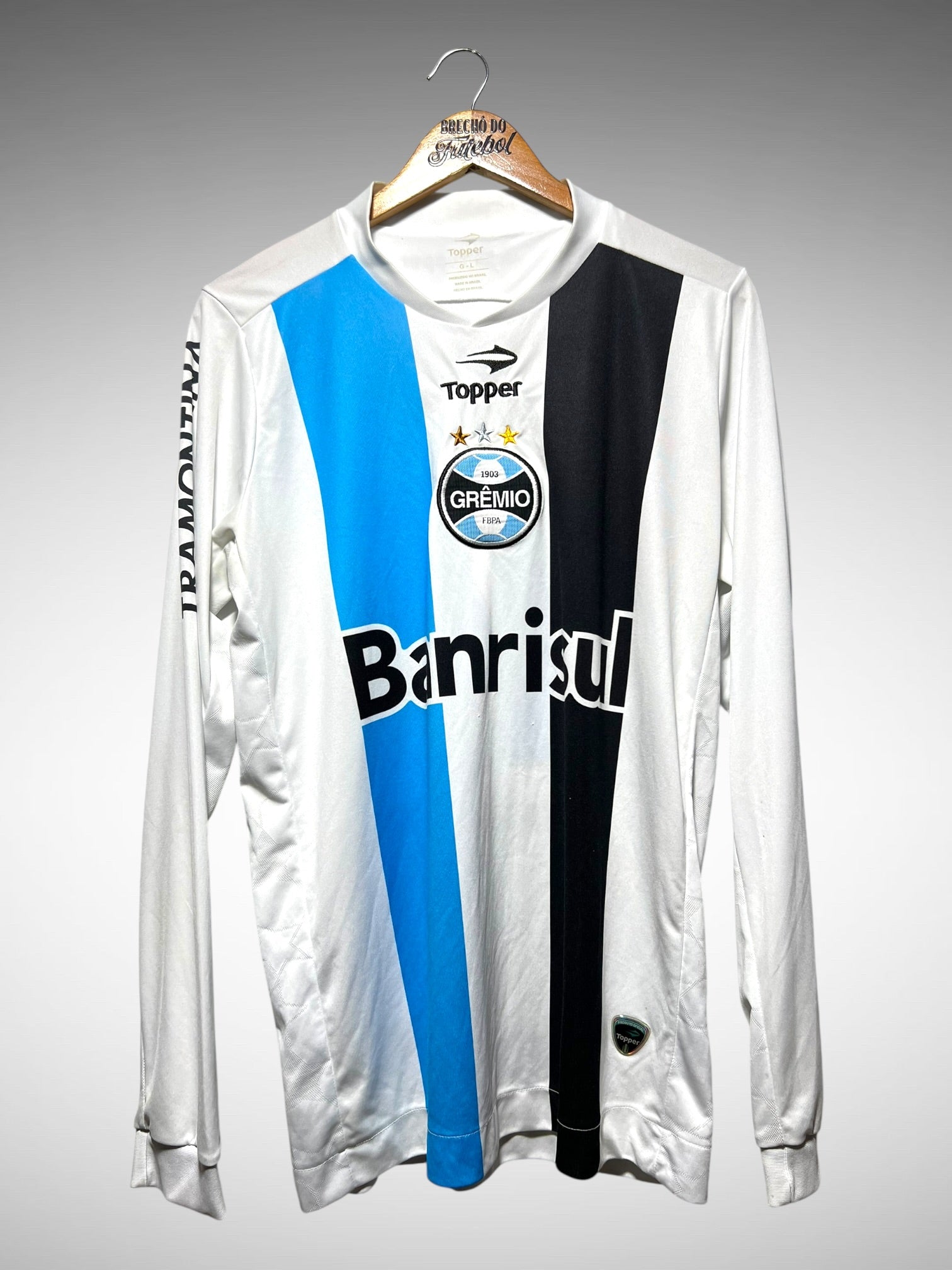 Grêmio 2011 Terceira Camisa Tam G N 14 Mangas Longas.