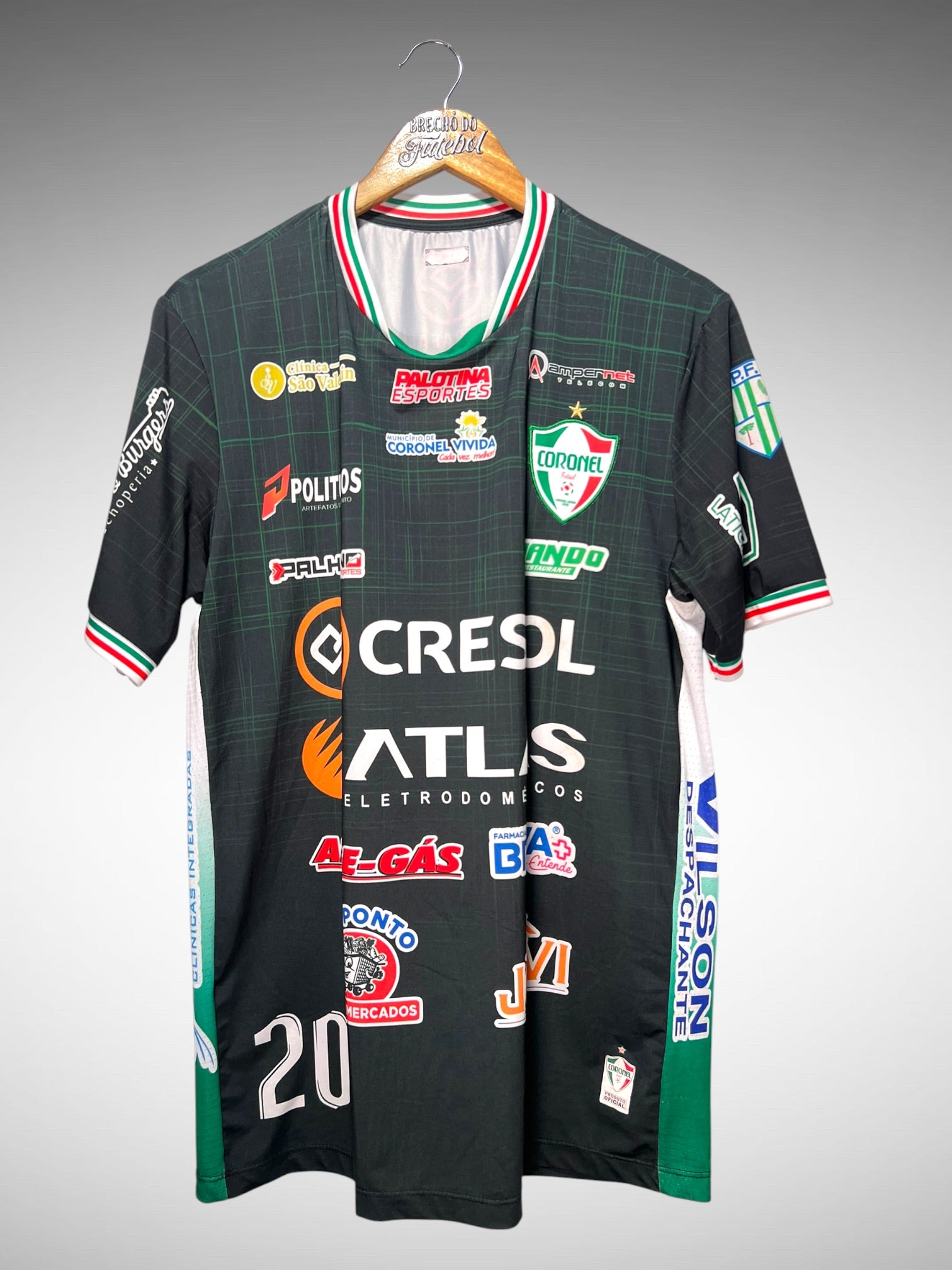 Coronel Futsal Segunda Camisa Tam G N 20.