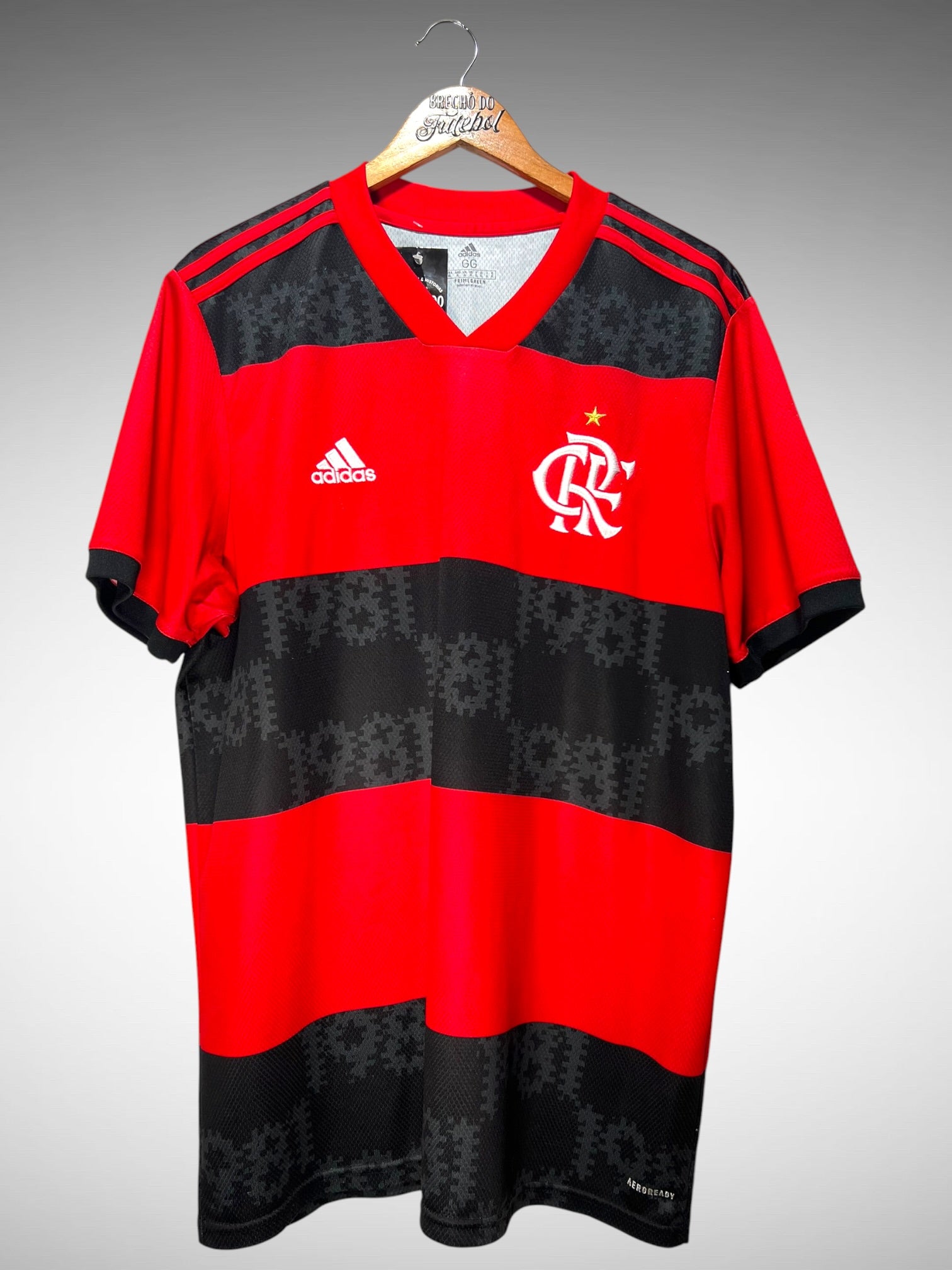 Flamengo 2021 Primeira Camisa Tam GG.