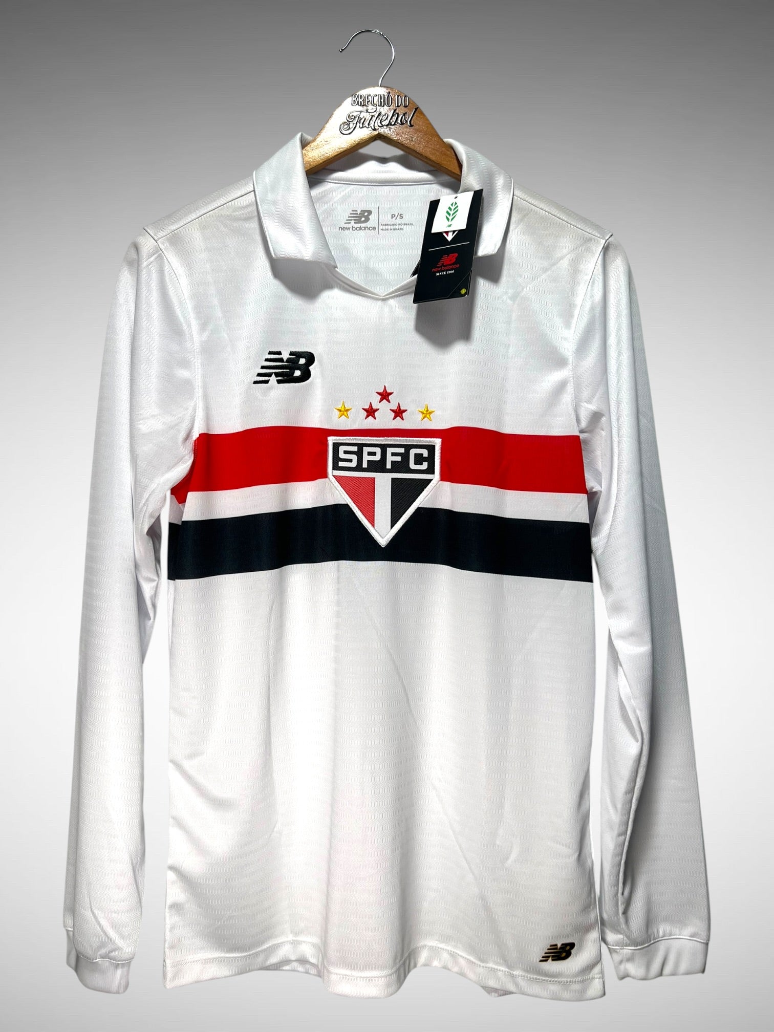 São Paulo 2024 Primeira Camisa Tam P Mangas Longas.