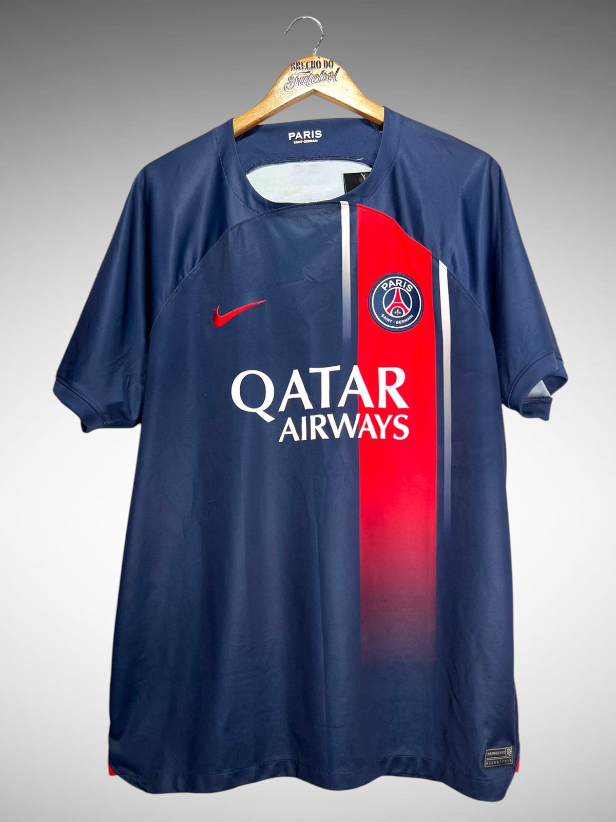 Paris Saint-Germain 2023 Primeira Camisa Tam GG.