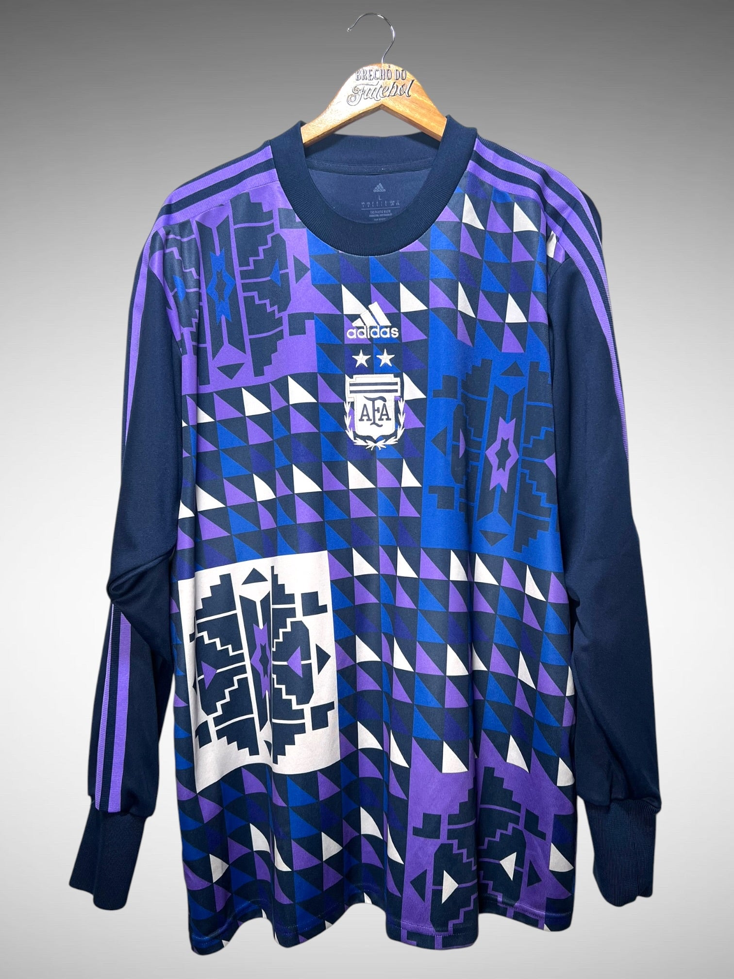 Argentina 2022 Camisa de Goleiro Icon Tam G Mangas Longas.