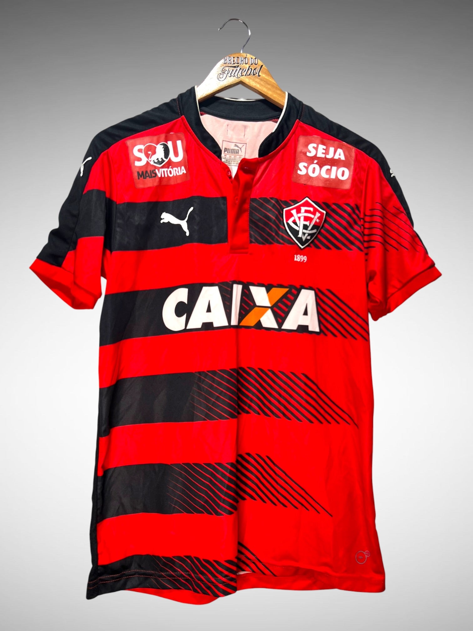 Vitória 2016 Primeira Camisa Tam G N 15 Flávio.