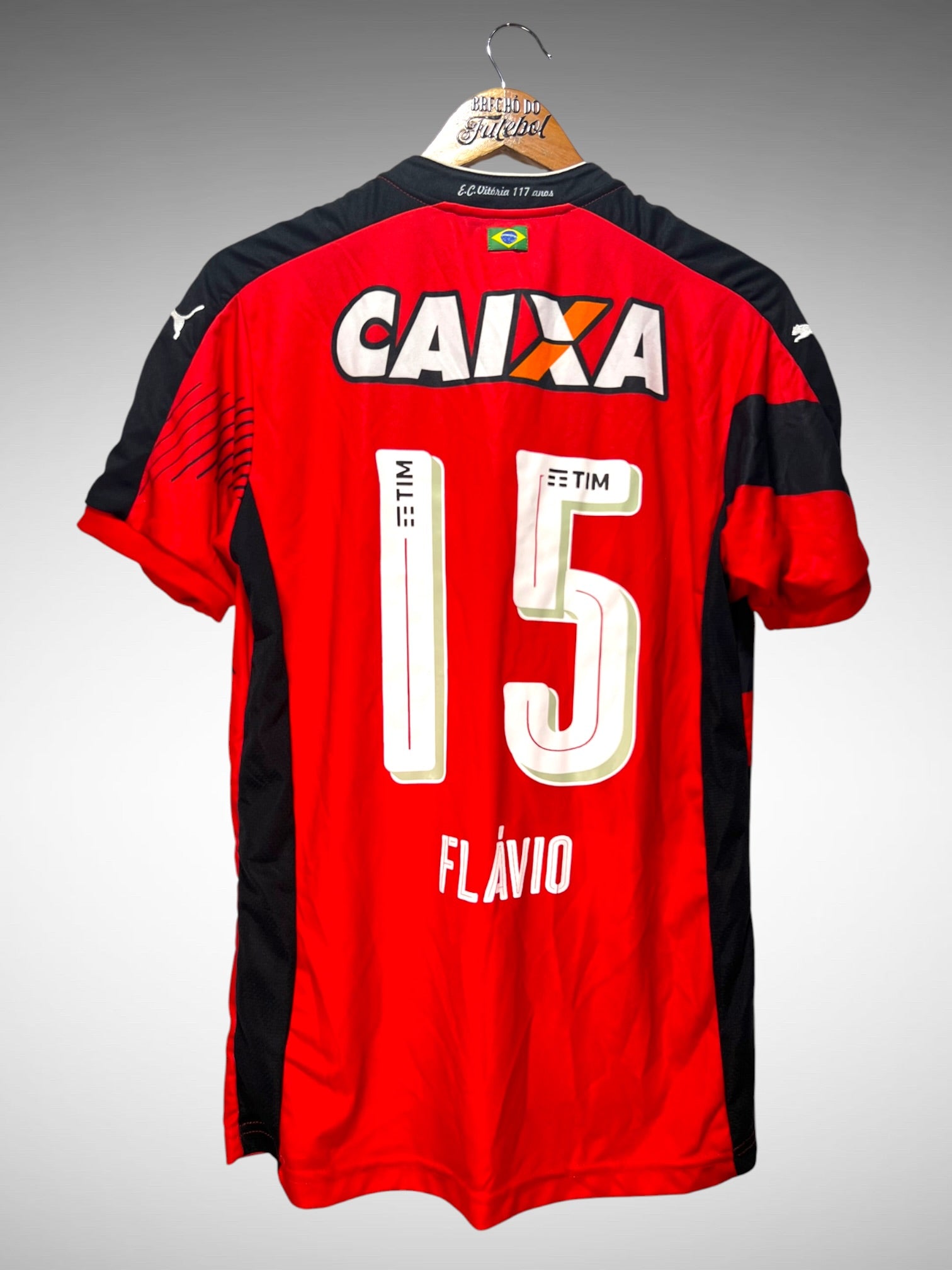 Vitória 2016 Primeira Camisa Tam G N 15 Flávio.