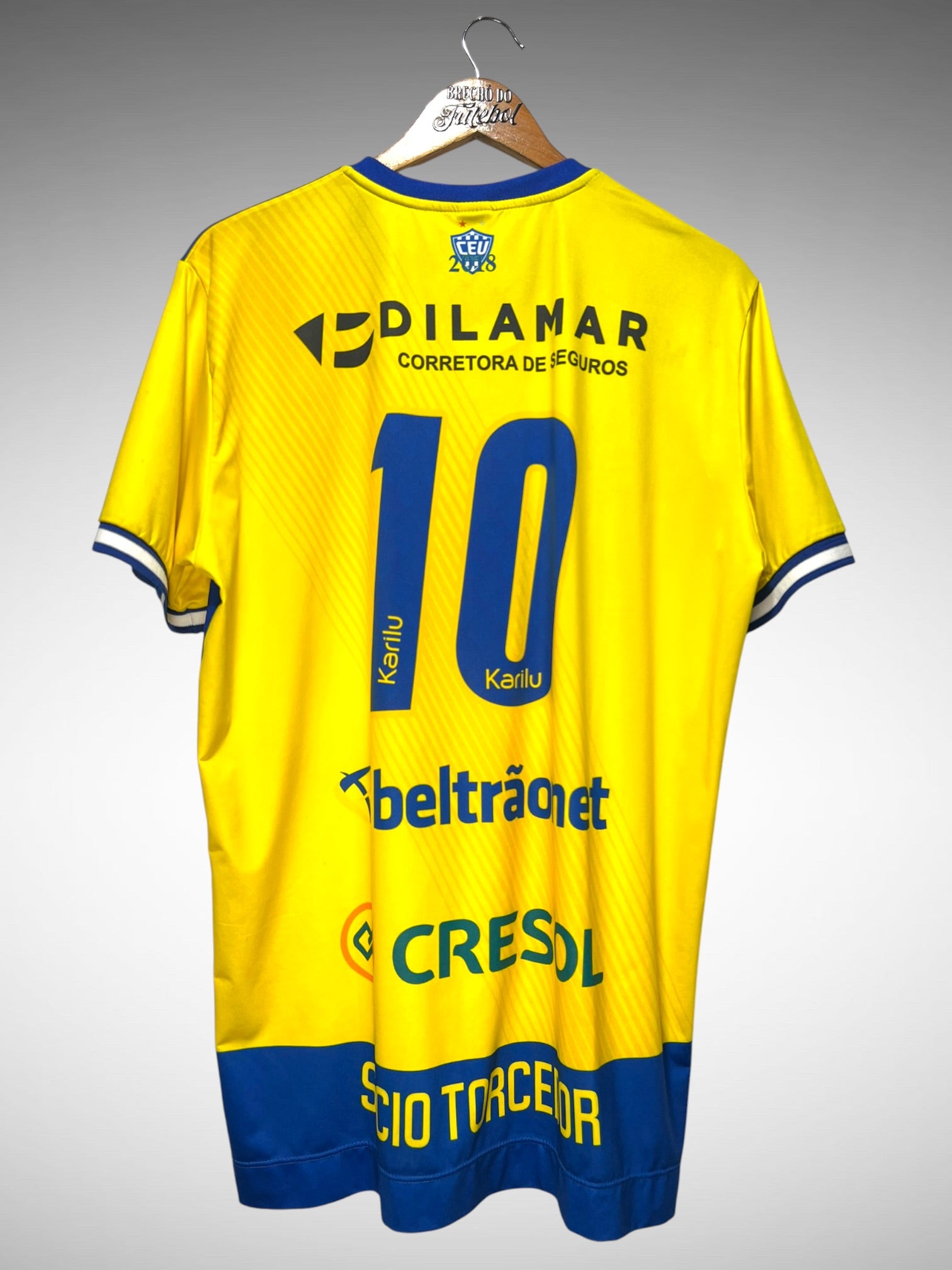 Clube Esportivo União 2018 Camisa de Treino Tam G N 10.