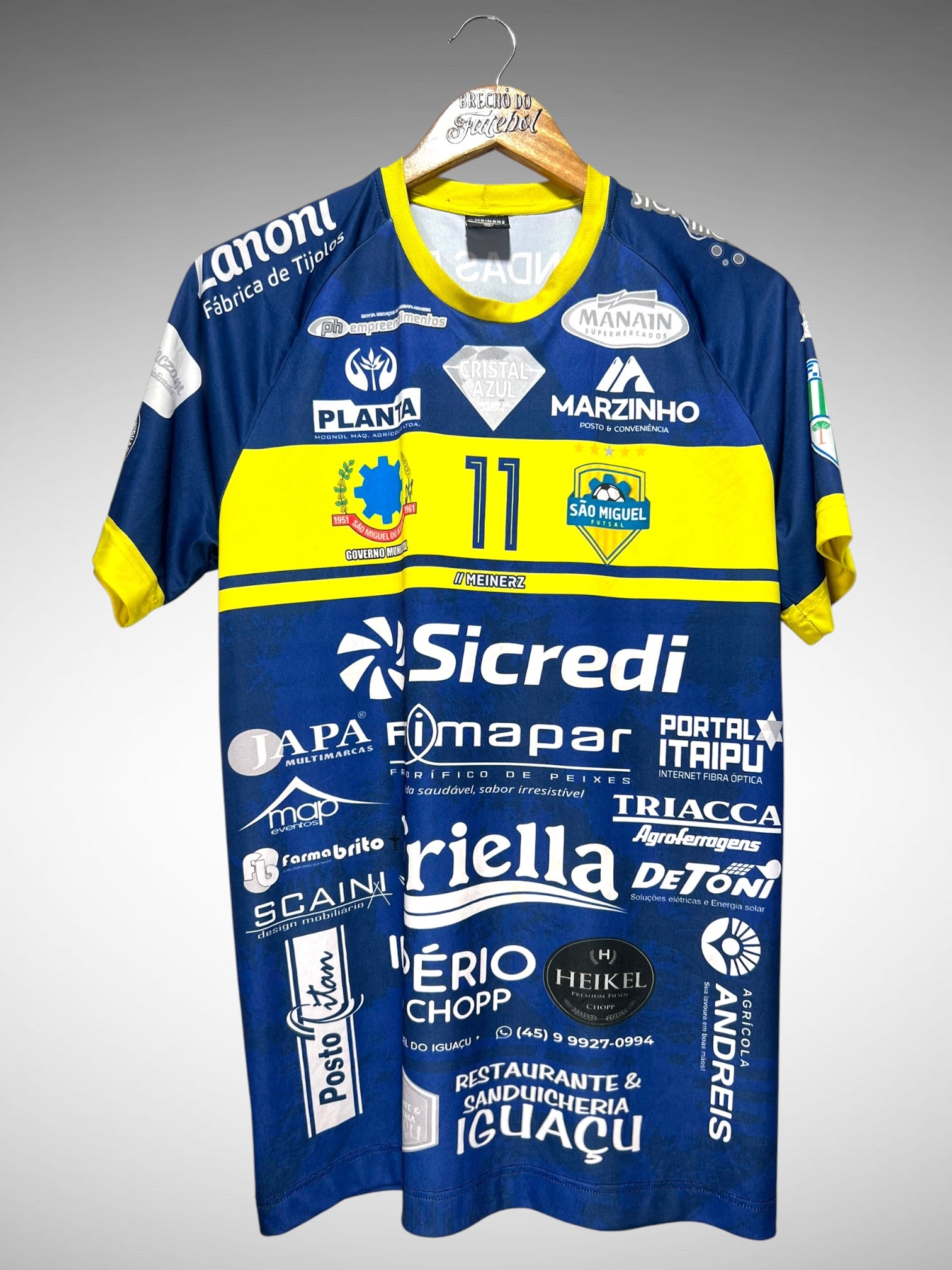 São Miguel Futsal Segunda Camisa Tam M N 11.