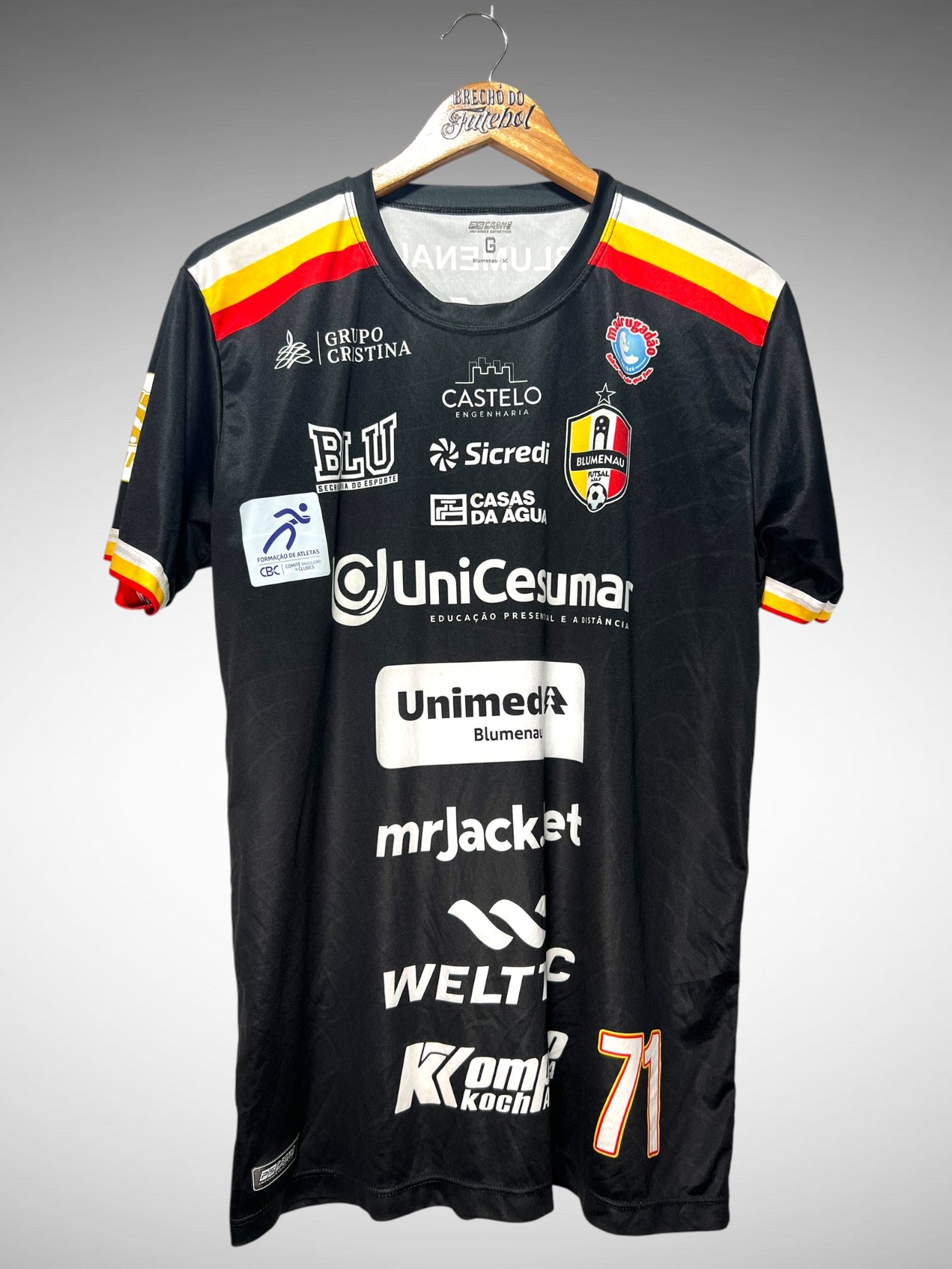 Blumenau Futsal Primeira Camisa Tam G N 71 Juninho.