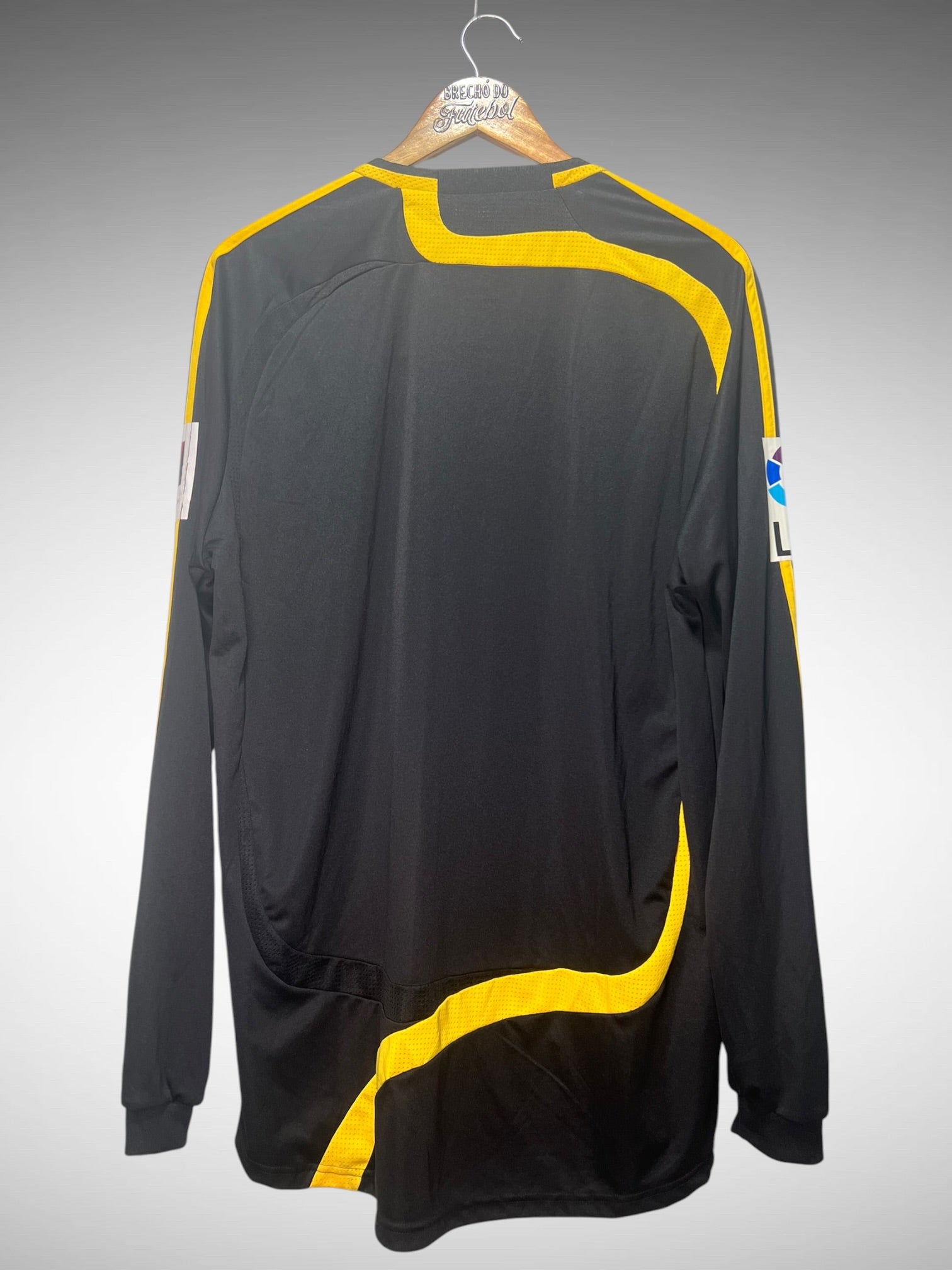 Real Zaragoza 2008 Segunda Camisa Tam GG Mangas Longas.