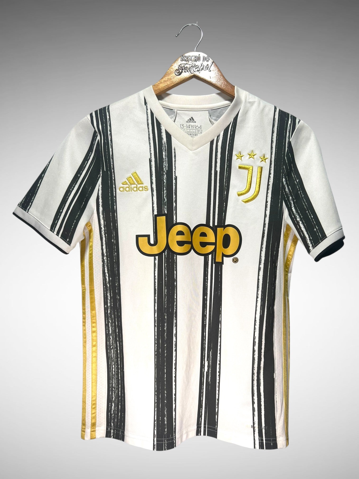 Juventus 2020 Primeira Camisa Tam 14 anos Infantil.