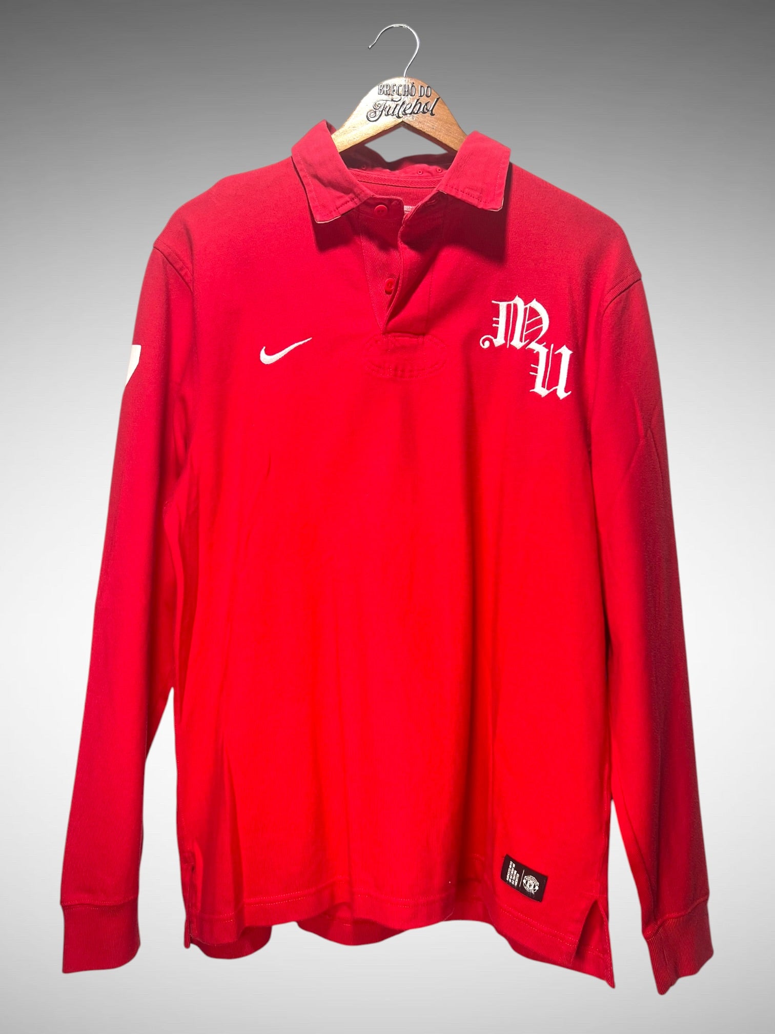 Manchester United 2011 Camisa de Viagem Tam G N 7 Mangas Longas.