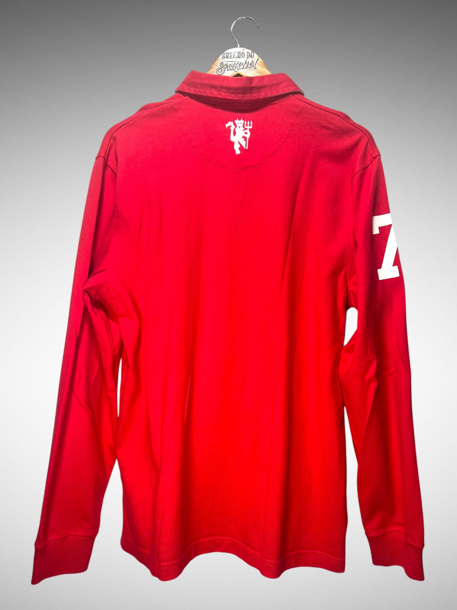 Manchester United 2011 Camisa de Viagem Tam G N 7 Mangas Longas.