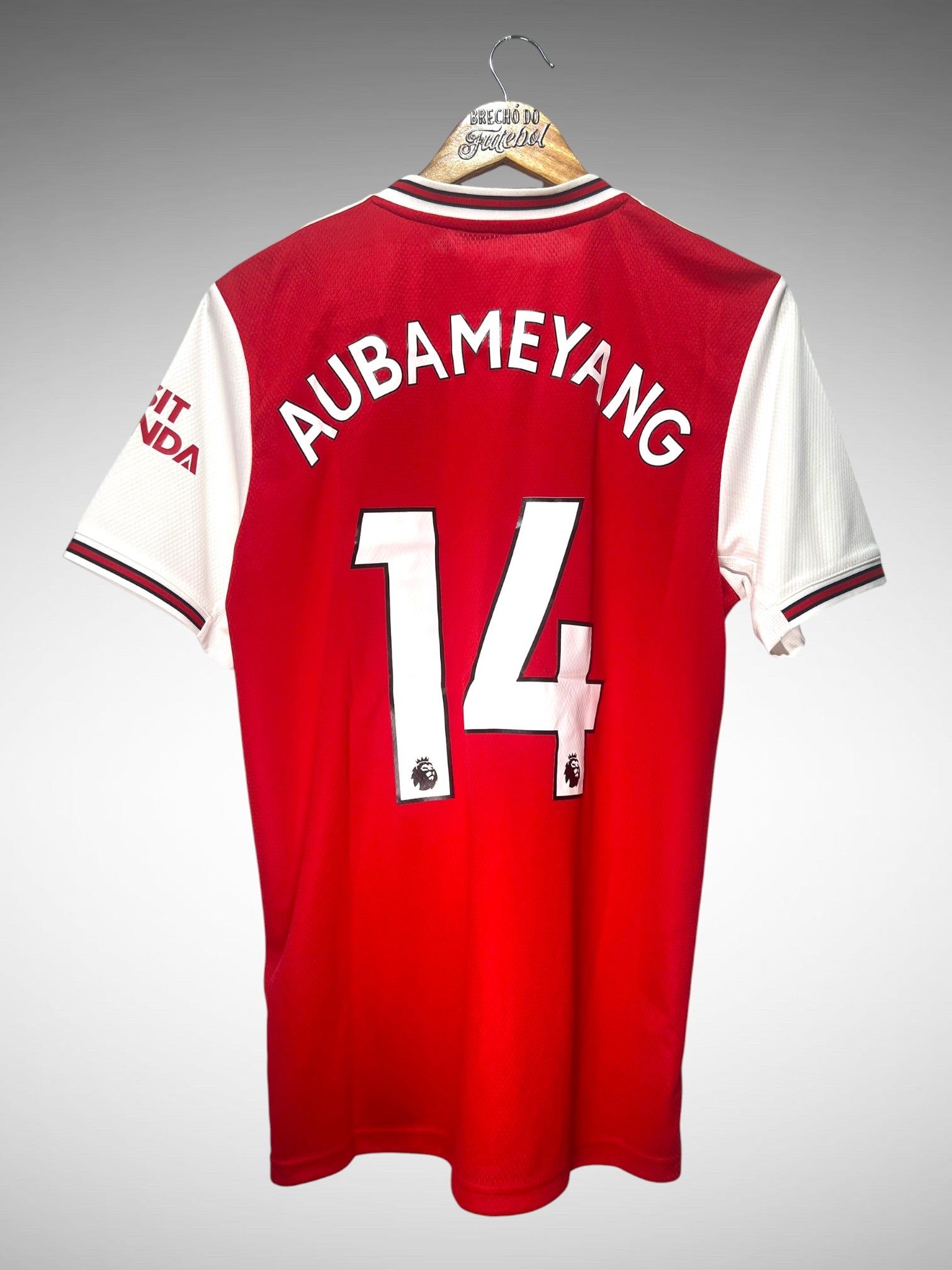 Arsenal 2019 Primeira Camisa Tam M N 14 Aubameyang.