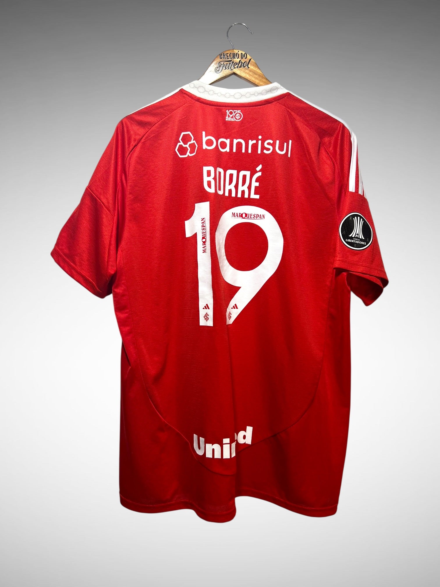 Internacional 2025 Primeira Camisa Tam GG N 19 Borré.