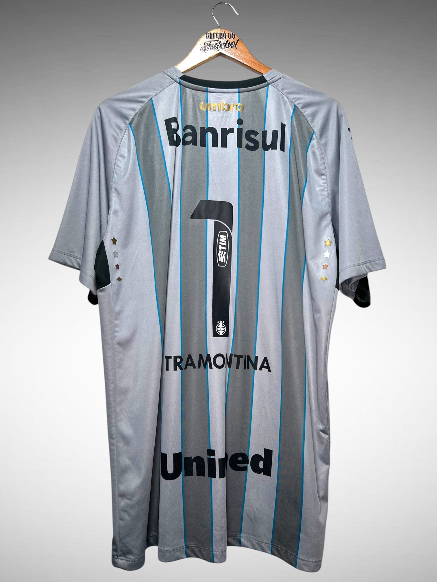 Grêmio 2015 Camisa de Goleiro Tam 3G N 1.