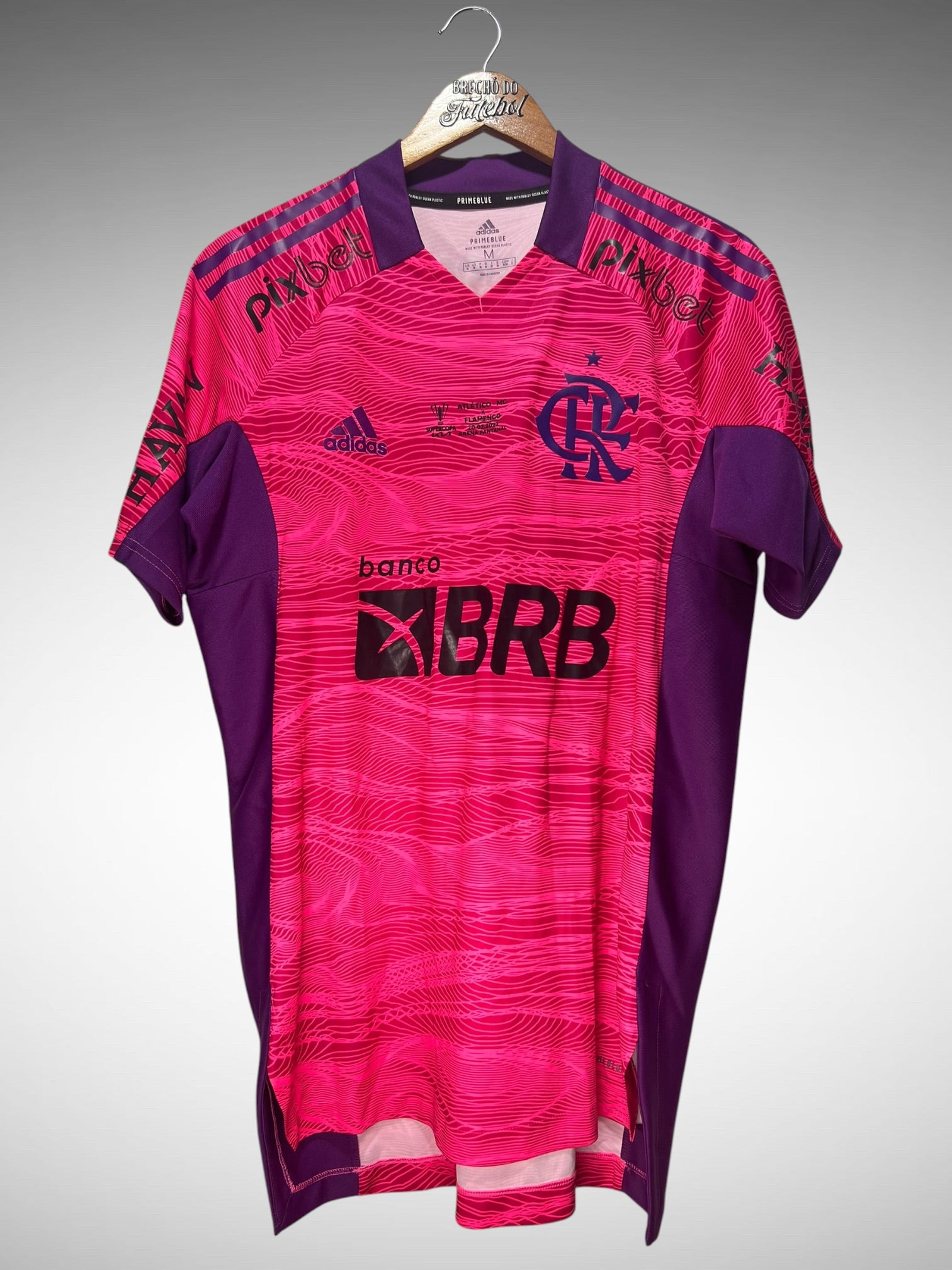 Flamengo 2021 Supercopa Camisa de Goleiro Tam M N 51 Matheus Cunha.
