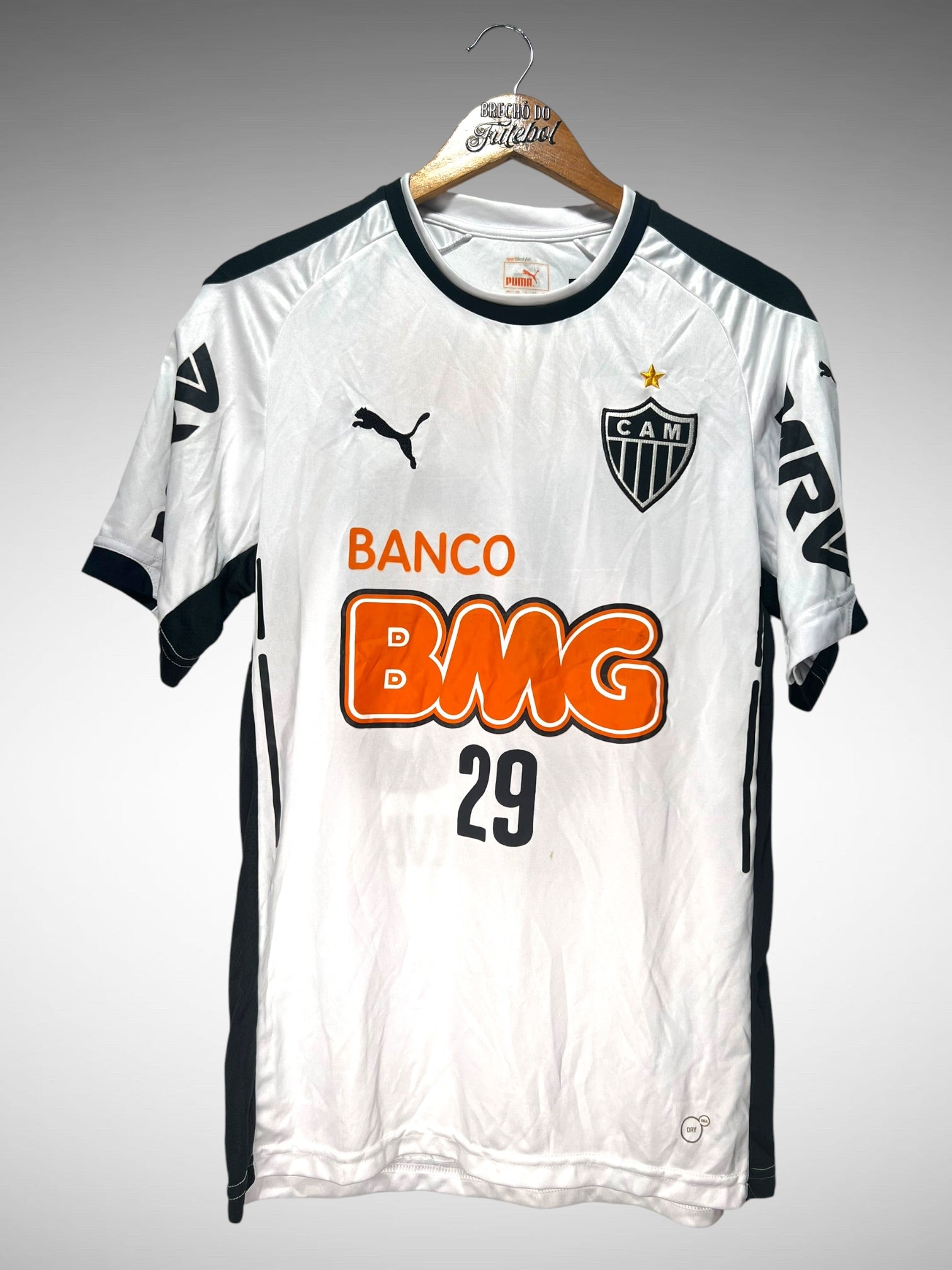 Atlético Mineiro 2014 Segunda Camisa Tam M N 29 Alex Silva.