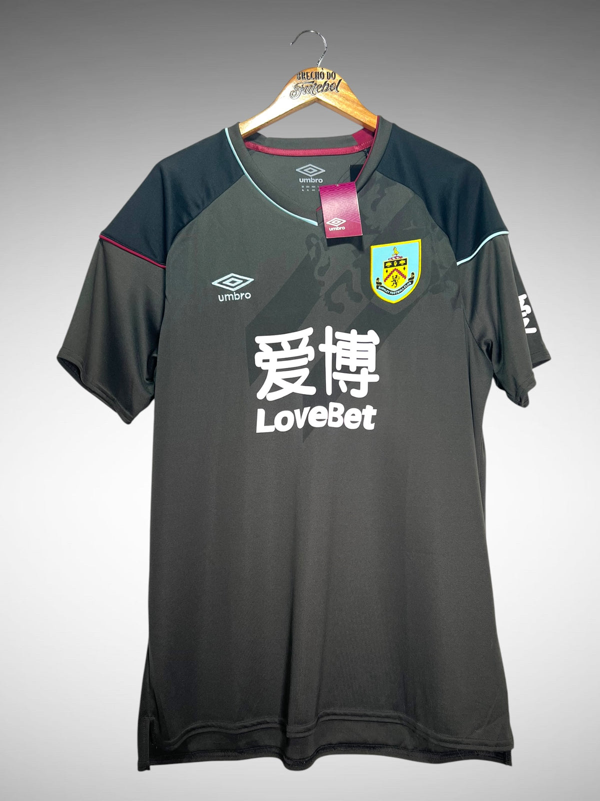Burnley 2020 Segunda Camisa Tam GG.