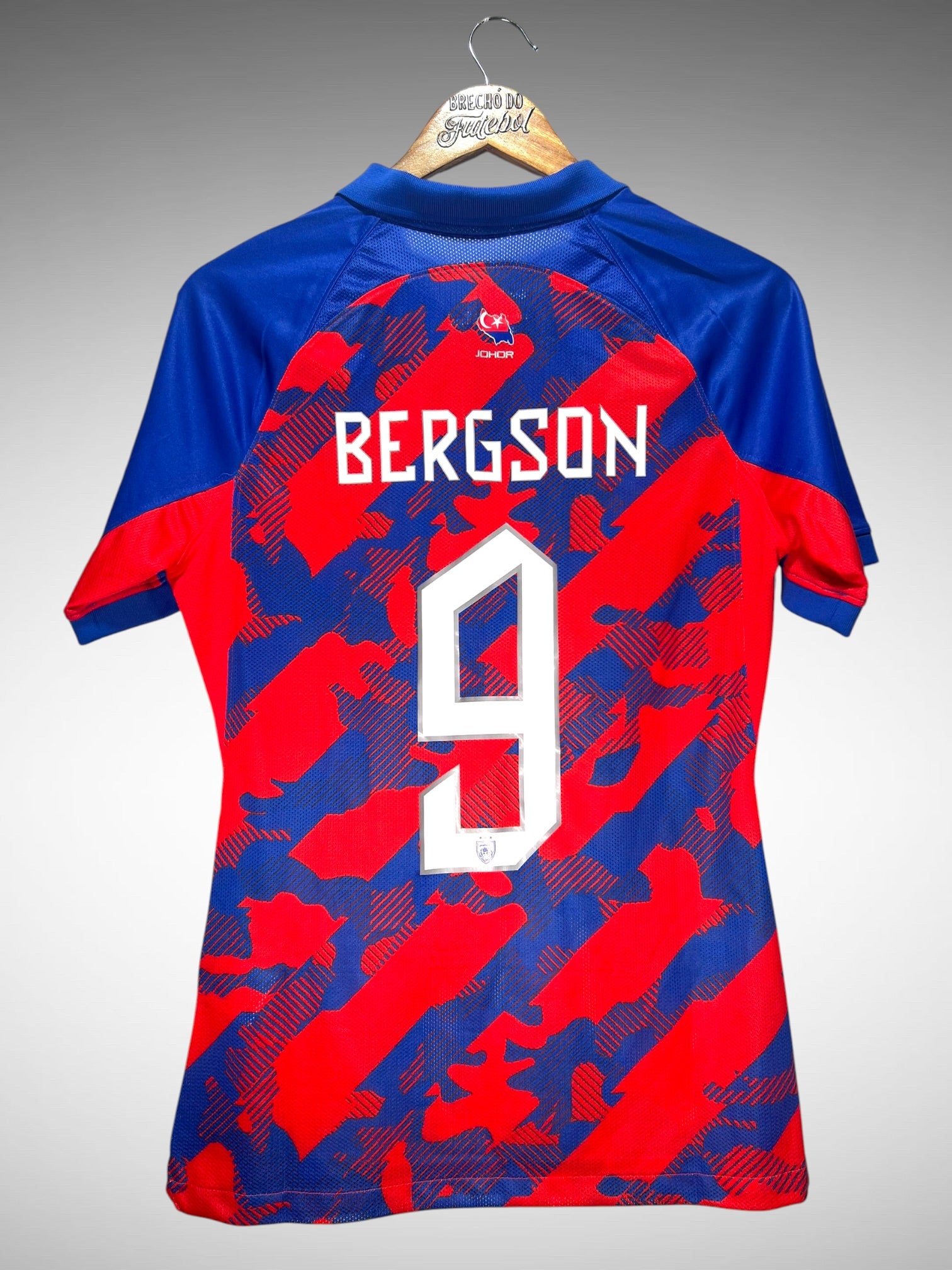 Johor Darul Ta'zim 2023 Primeira Camisa Tam M N 9 Bergson.
