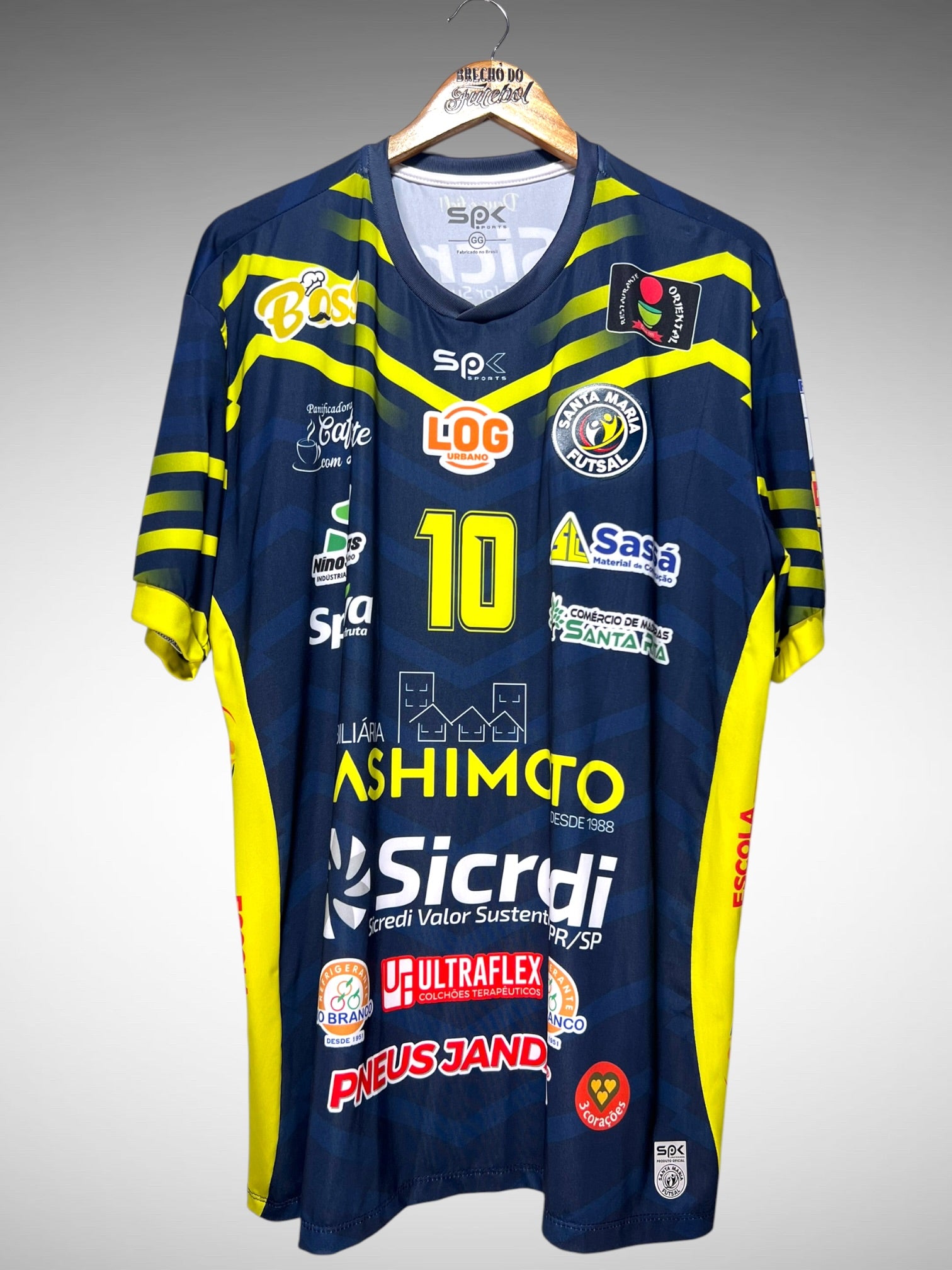 Santa Maria Futsal Primeira Camisa Tam GG N 10.